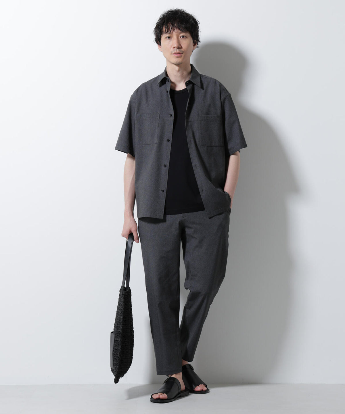 DotAir(R)ミニホールストレッチシャツ半袖/吸水速乾(セットアップ可) 6685121229