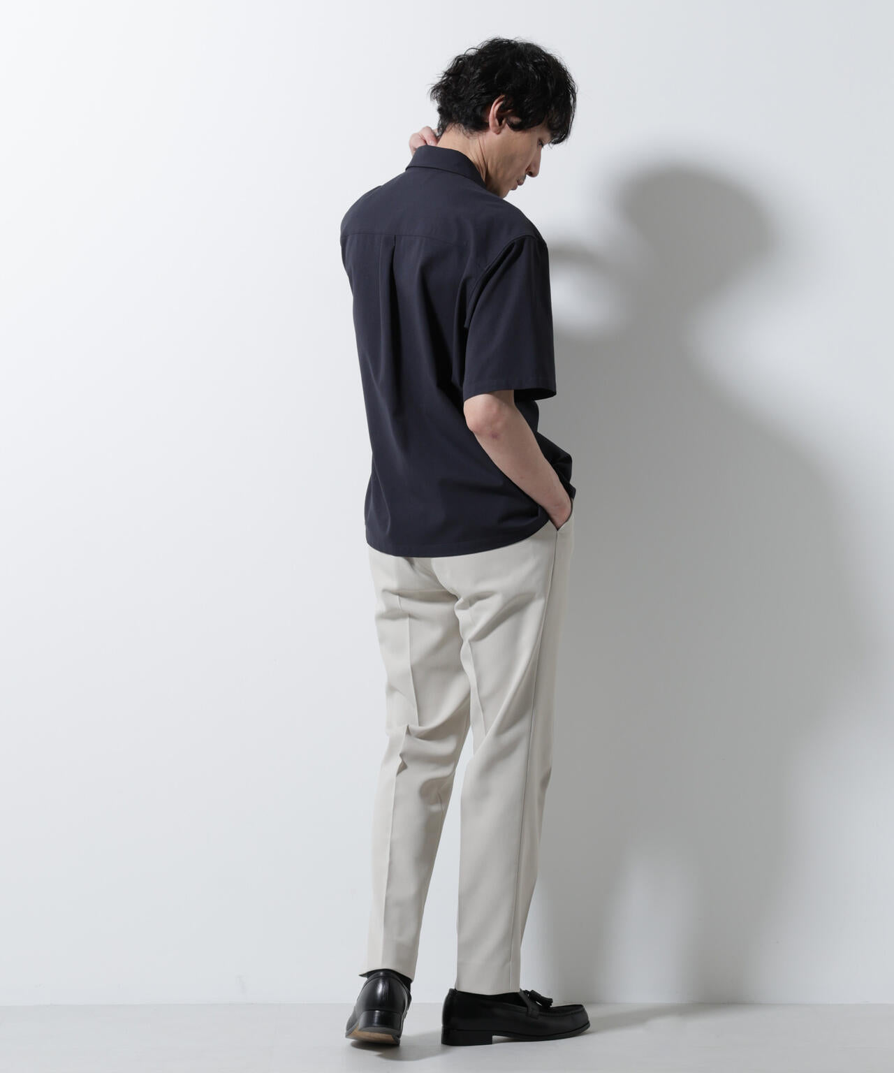 DotAir(R)ミニホールストレッチシャツ半袖/吸水速乾(セットアップ可) 6685121229