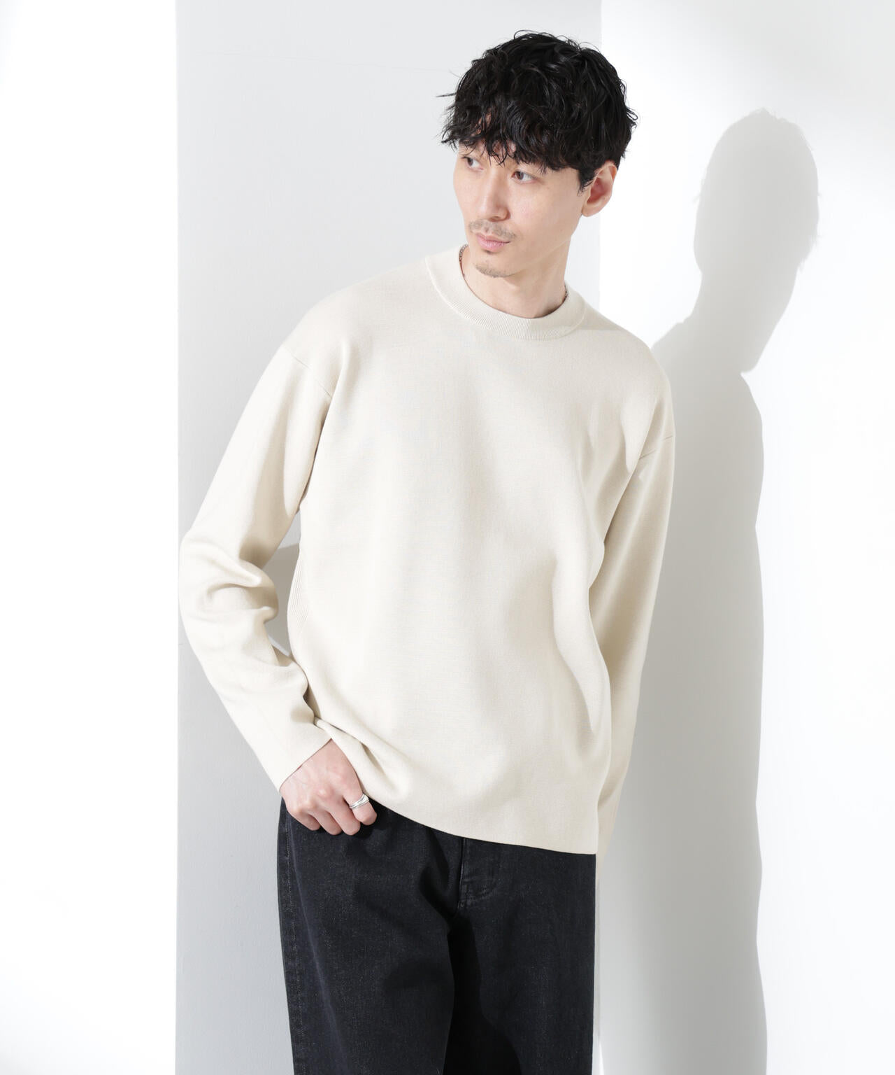 14ゲージミラノリブ ジャケTEE 長袖 (手洗い可能) 6685122211