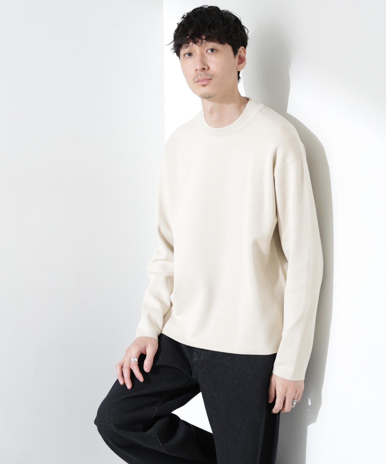 14ゲージミラノリブ ジャケTEE 長袖 (手洗い可能) 6685122211