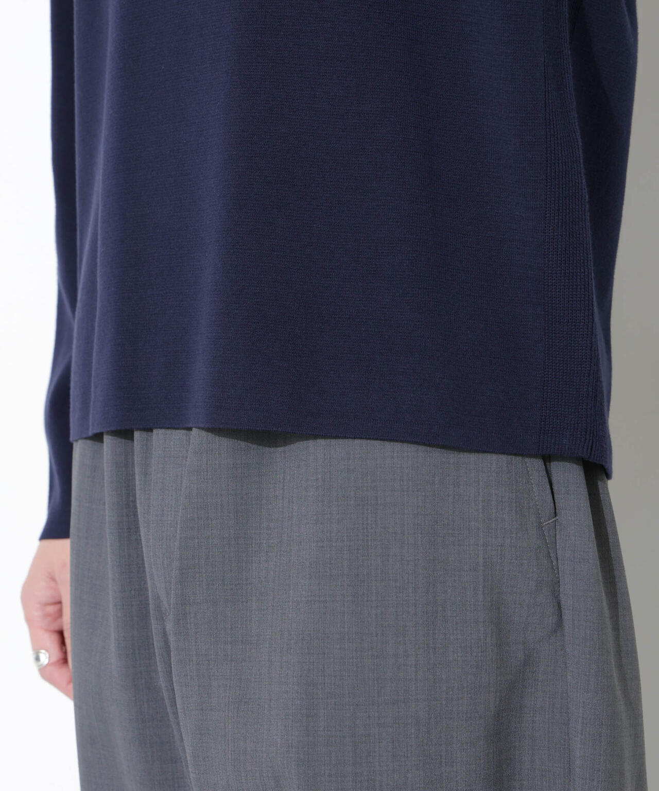 14ゲージミラノリブ ジャケTEE 長袖 (手洗い可能) 6685122211