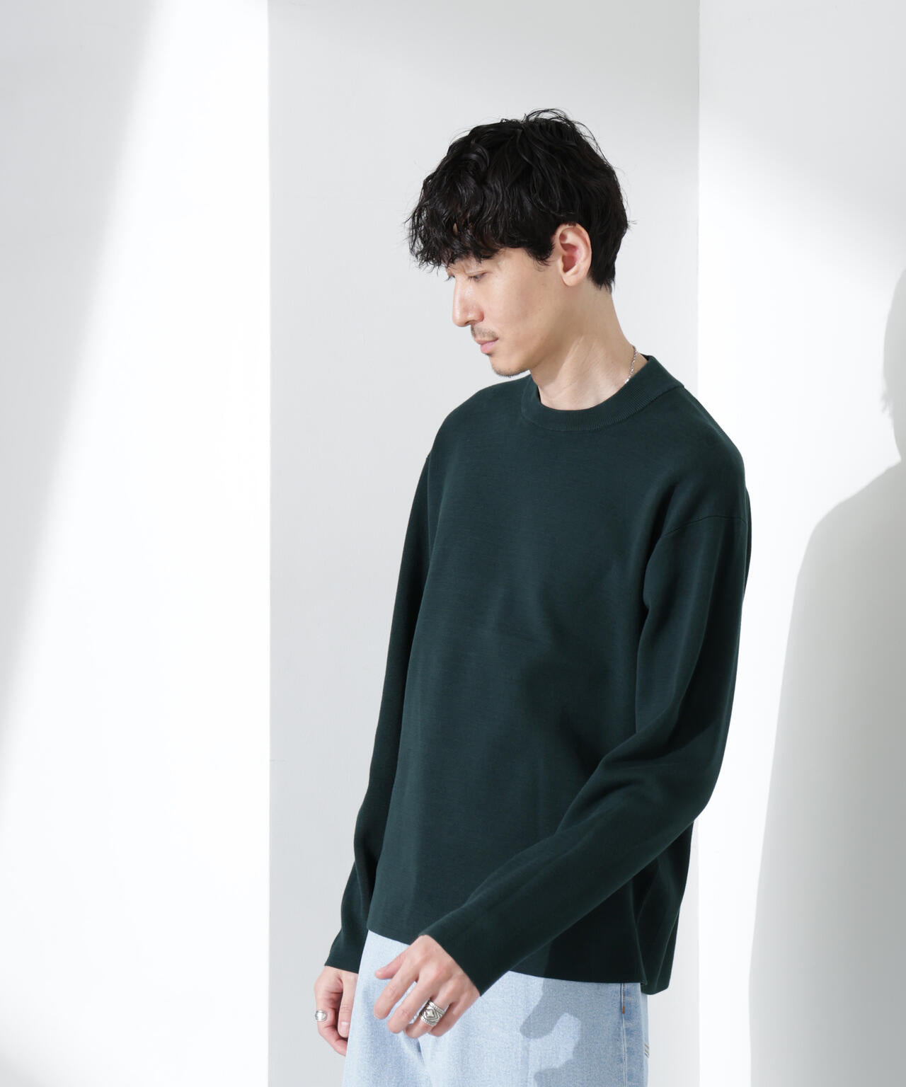 14ゲージミラノリブ ジャケTEE 長袖 (手洗い可能) 6685122211