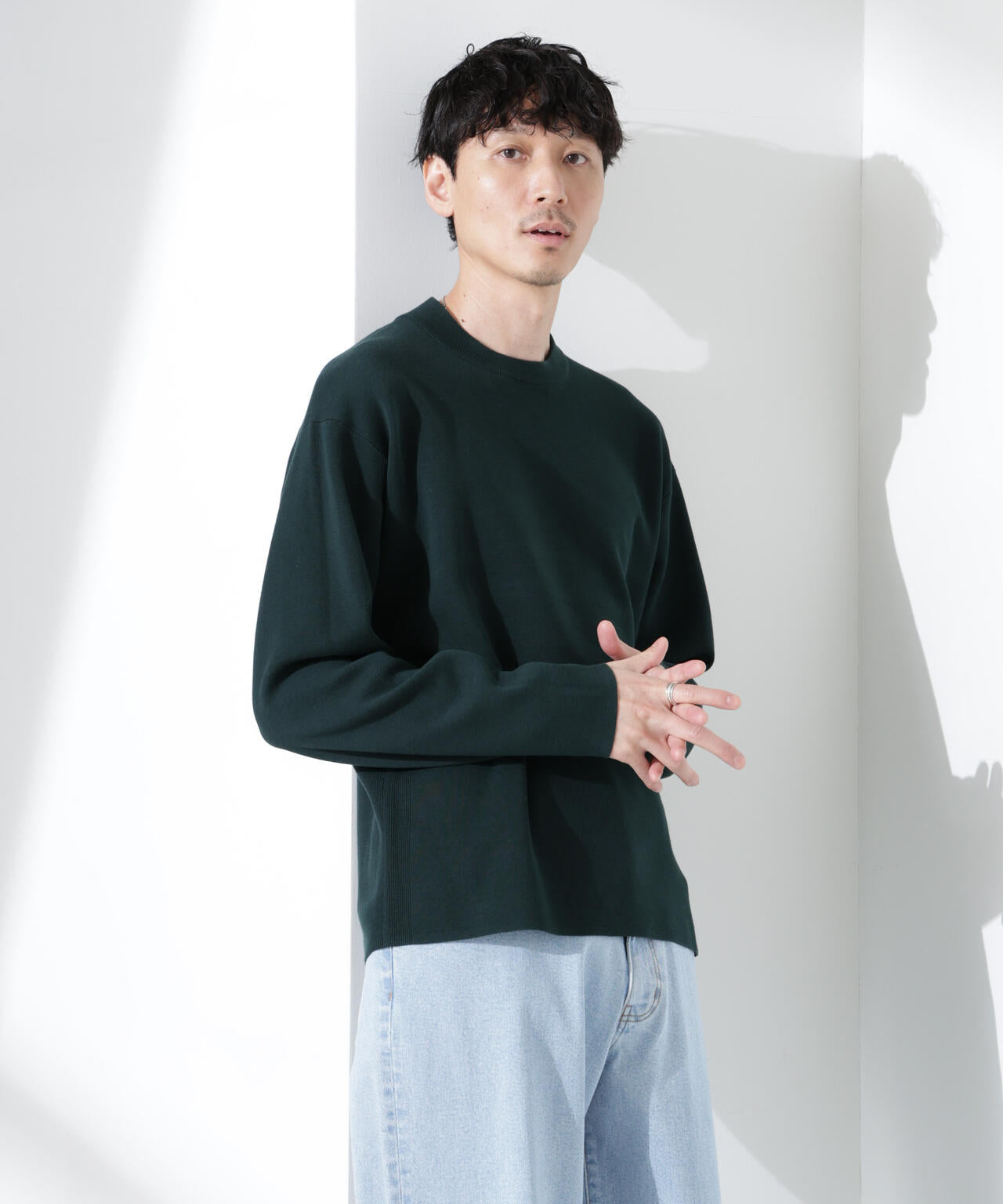 14ゲージミラノリブ ジャケTEE 長袖 (手洗い可能) 6685122211