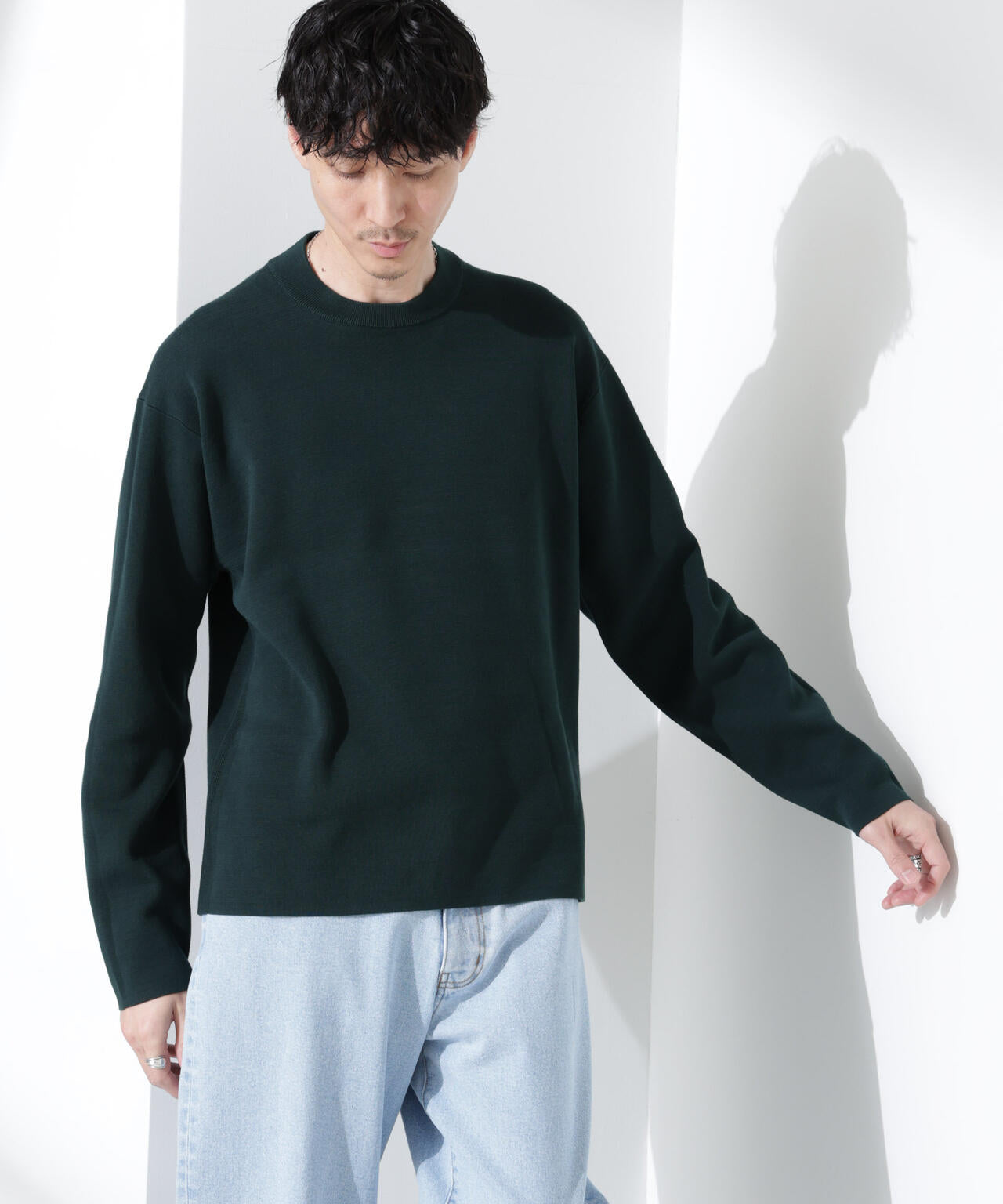 14ゲージミラノリブ ジャケTEE 長袖 (手洗い可能) 6685122211