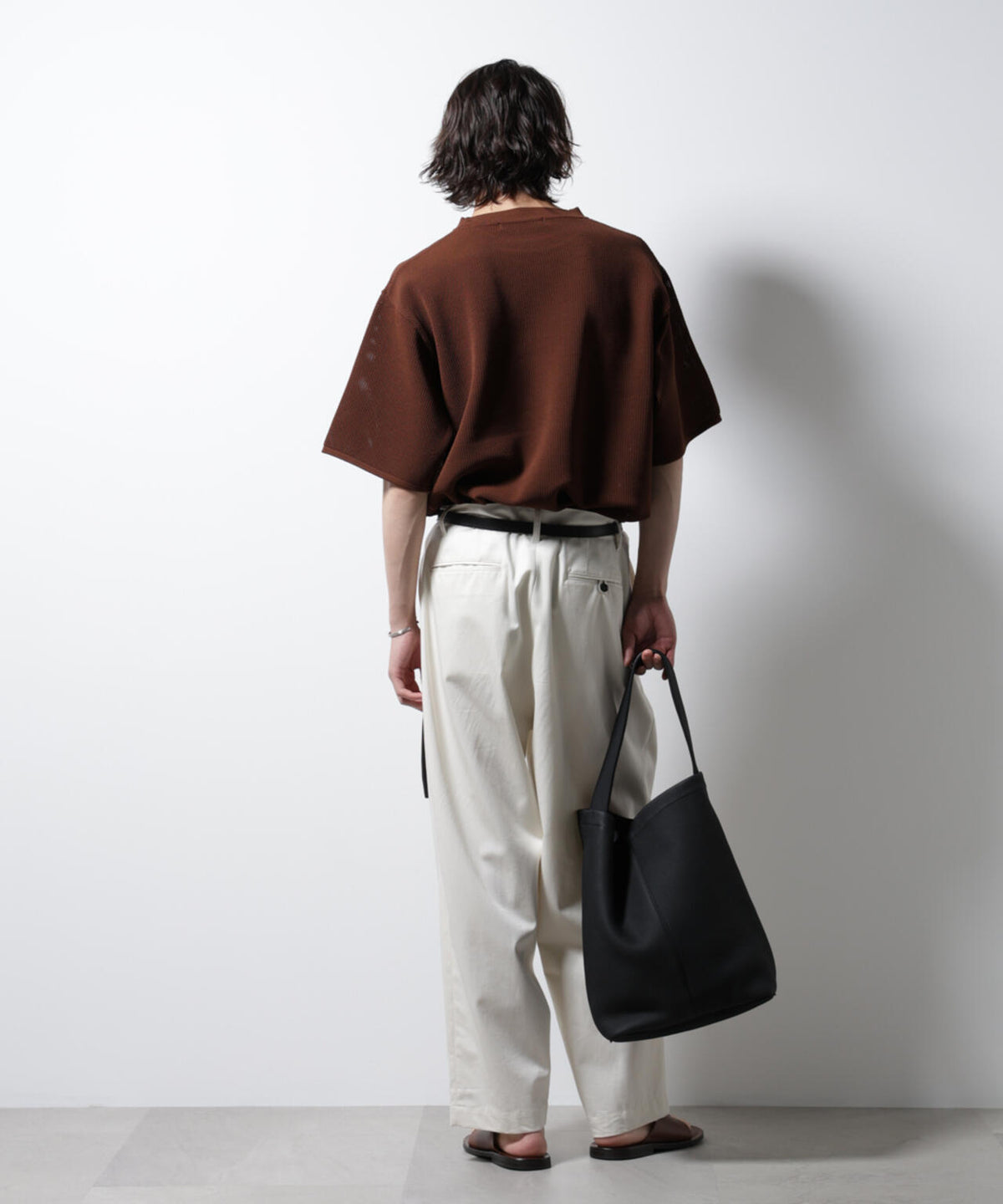 スポンディッシュ メッシュ クルーネックニットTEE 6685122219