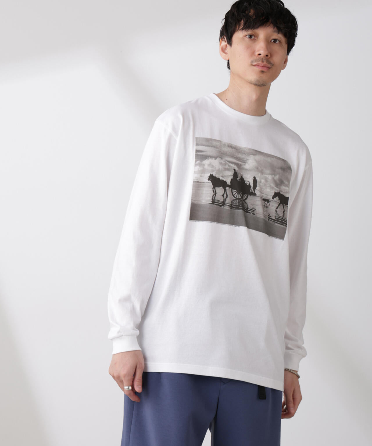 「着るアート」Herbert List/Magnum Photos Tシャツ長袖FRANCE 6685123211