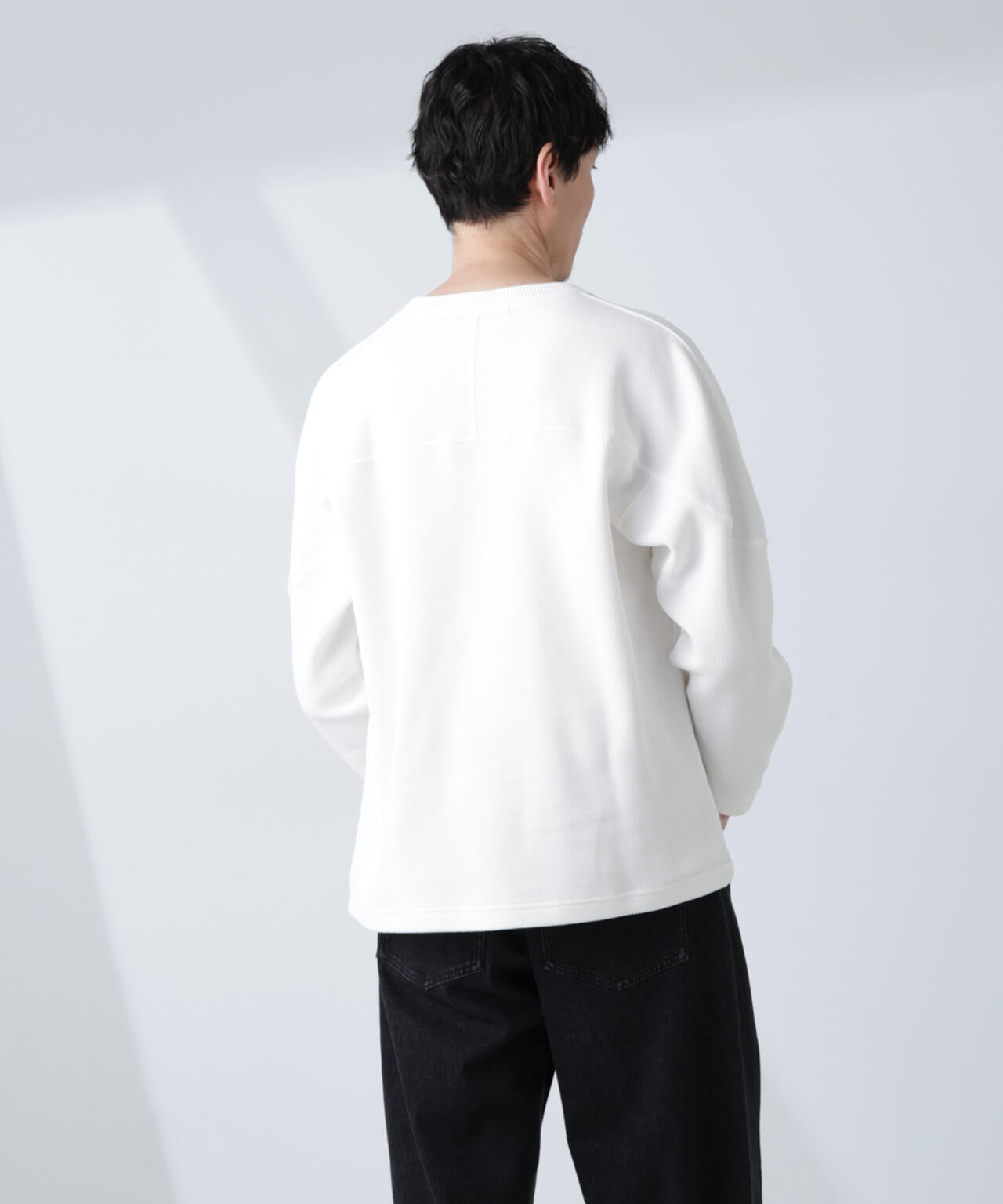 変形ハニカムジャガードフットボールTシャツ 6685123221