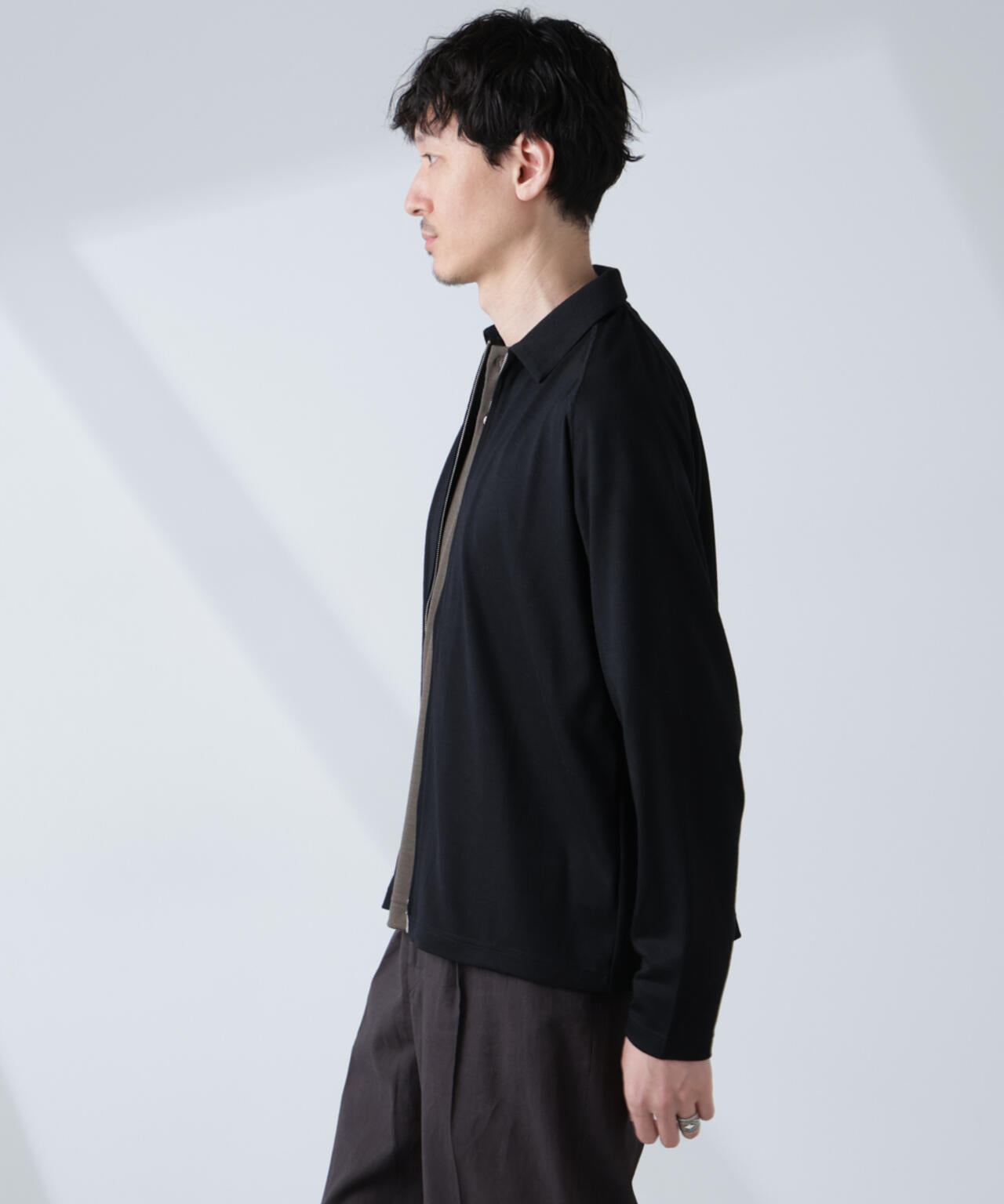 「ALL-DAYS COMFORT 100% WOOL」 ZIPプルオーバー 6685123222