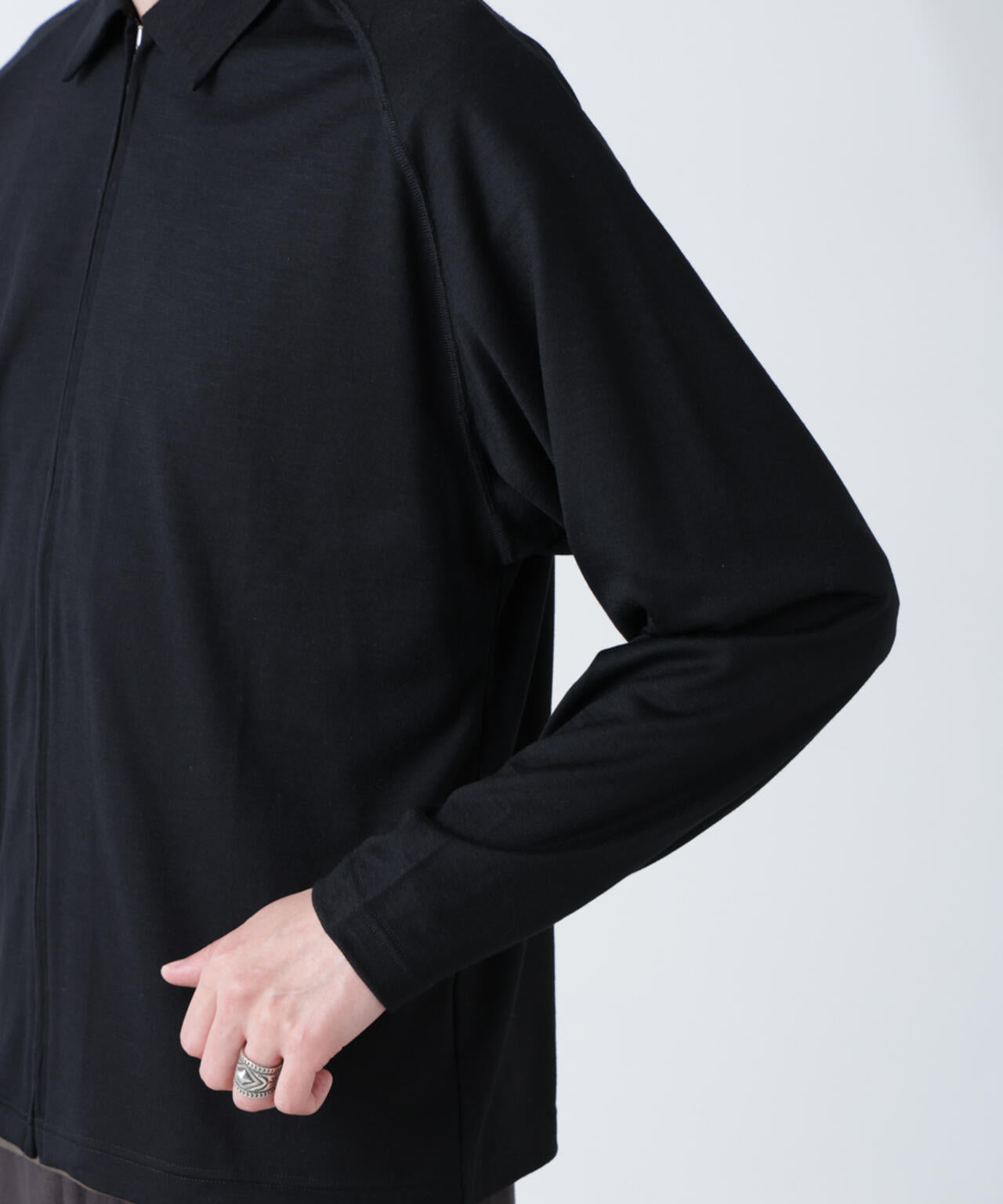 「ALL-DAYS COMFORT 100% WOOL」 ZIPプルオーバー 6685123222
