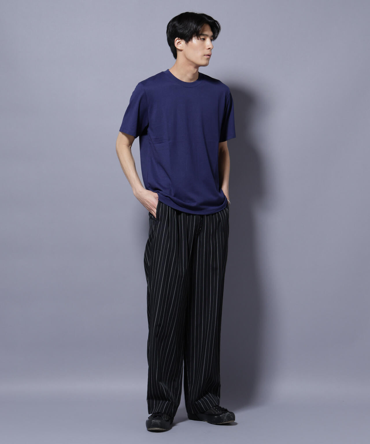 Anti Soaked(R) 汗染み防止 クルーネック レギュラーシルエットTシャツ 6685124202