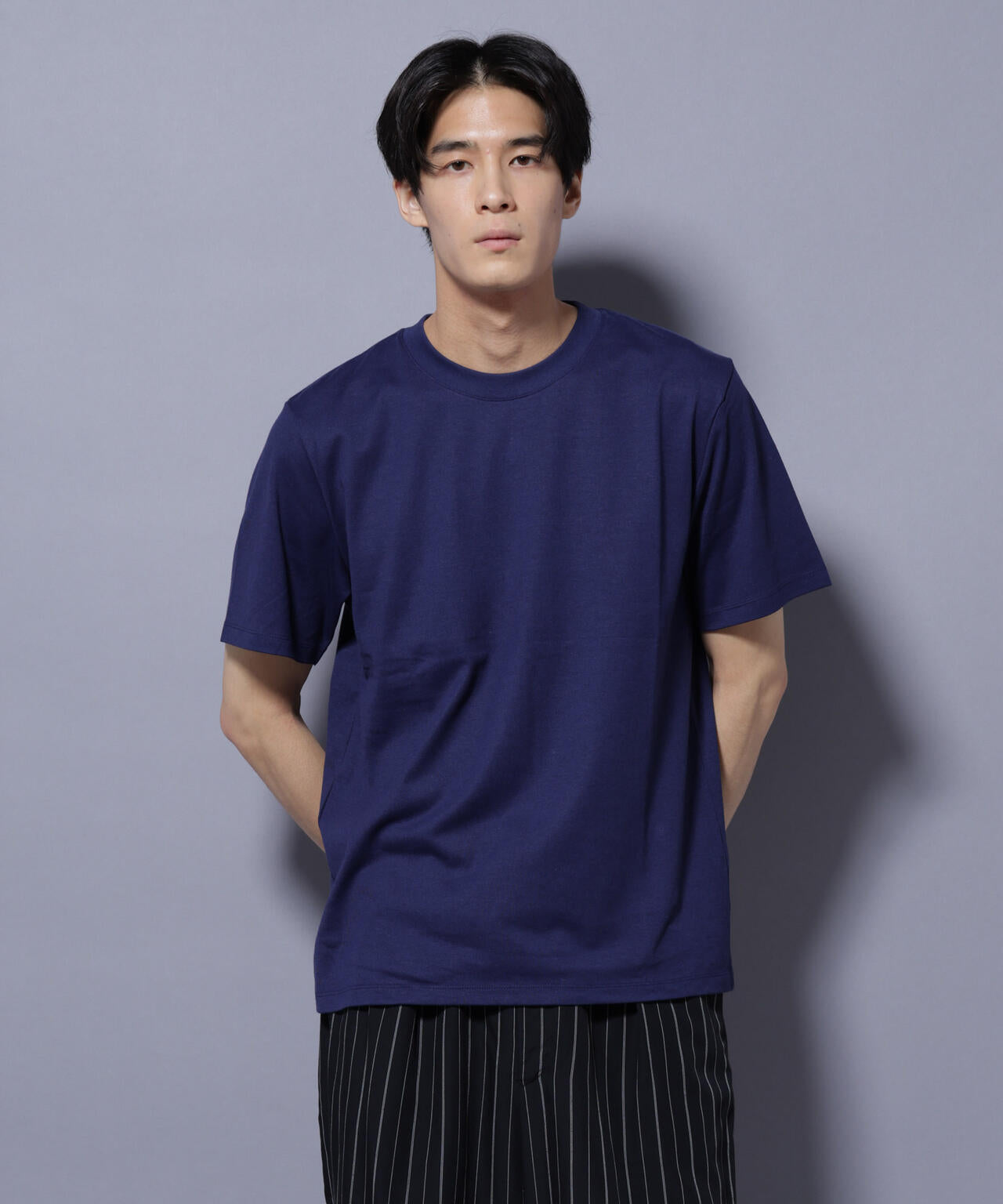 Anti Soaked(R) 汗染み防止 クルーネック レギュラーシルエットTシャツ 6685124202