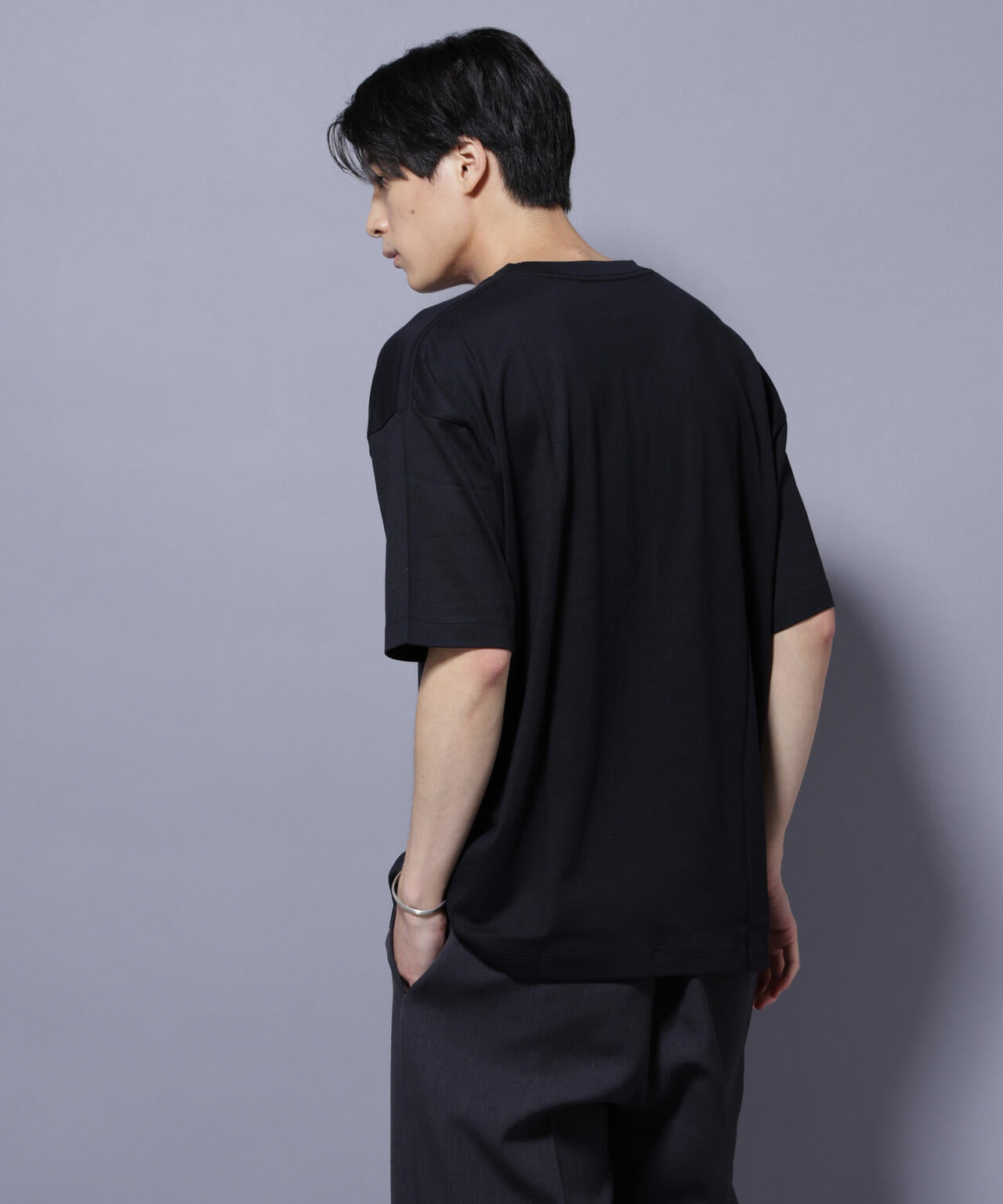 Anti Soaked(R) 汗染み防止 クルーネック ビッグシルエットTシャツ 6685124203