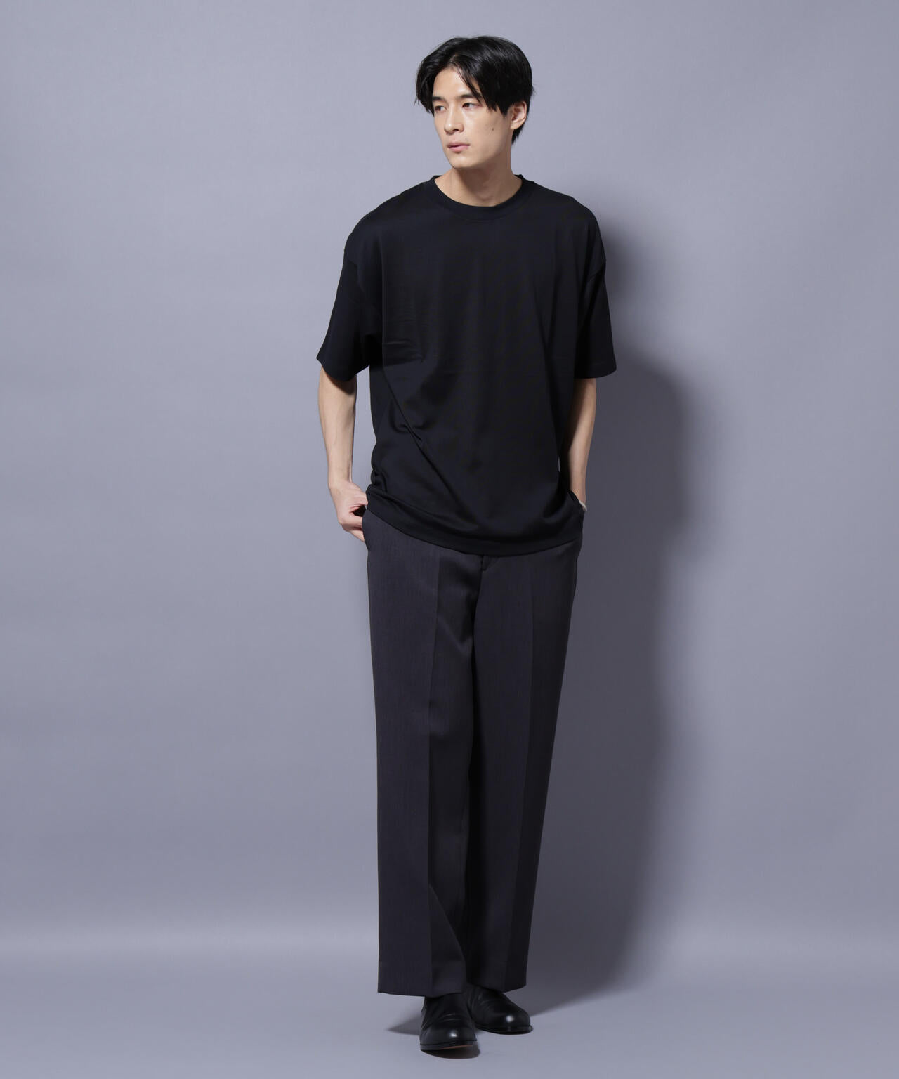 Anti Soaked(R) 汗染み防止 クルーネック ビッグシルエットTシャツ 6685124203