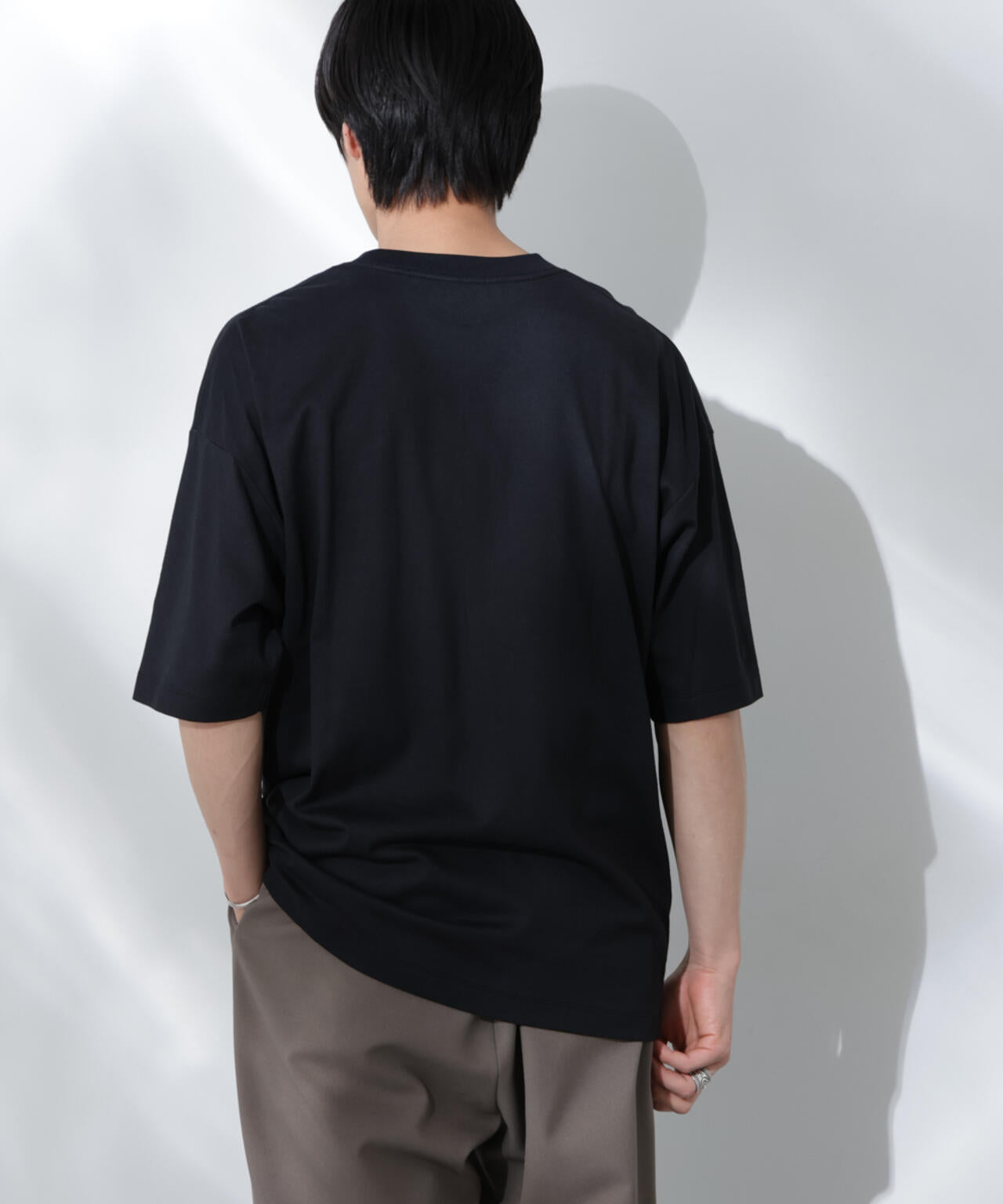 Anti Soaked(R) 汗染み防止 クルーネック ビッグシルエットTシャツ 6685124203