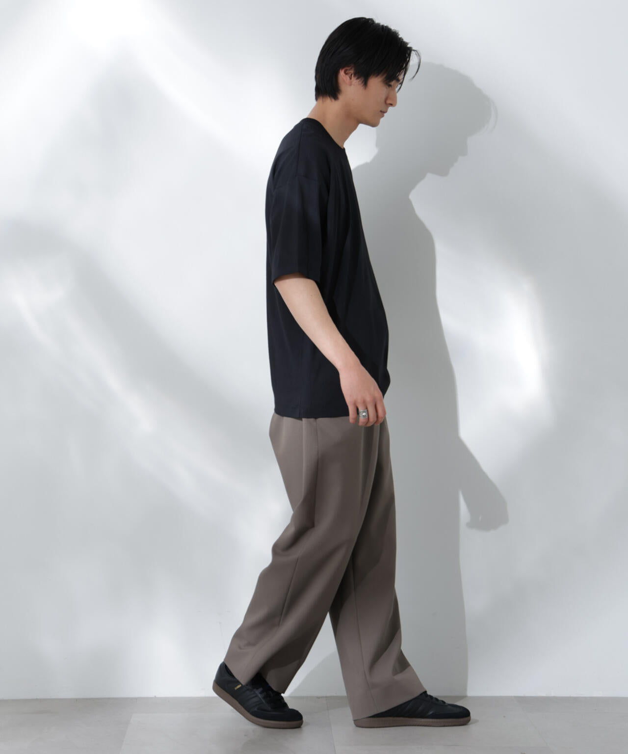 Anti Soaked(R) 汗染み防止 クルーネック ビッグシルエットTシャツ 6685124203