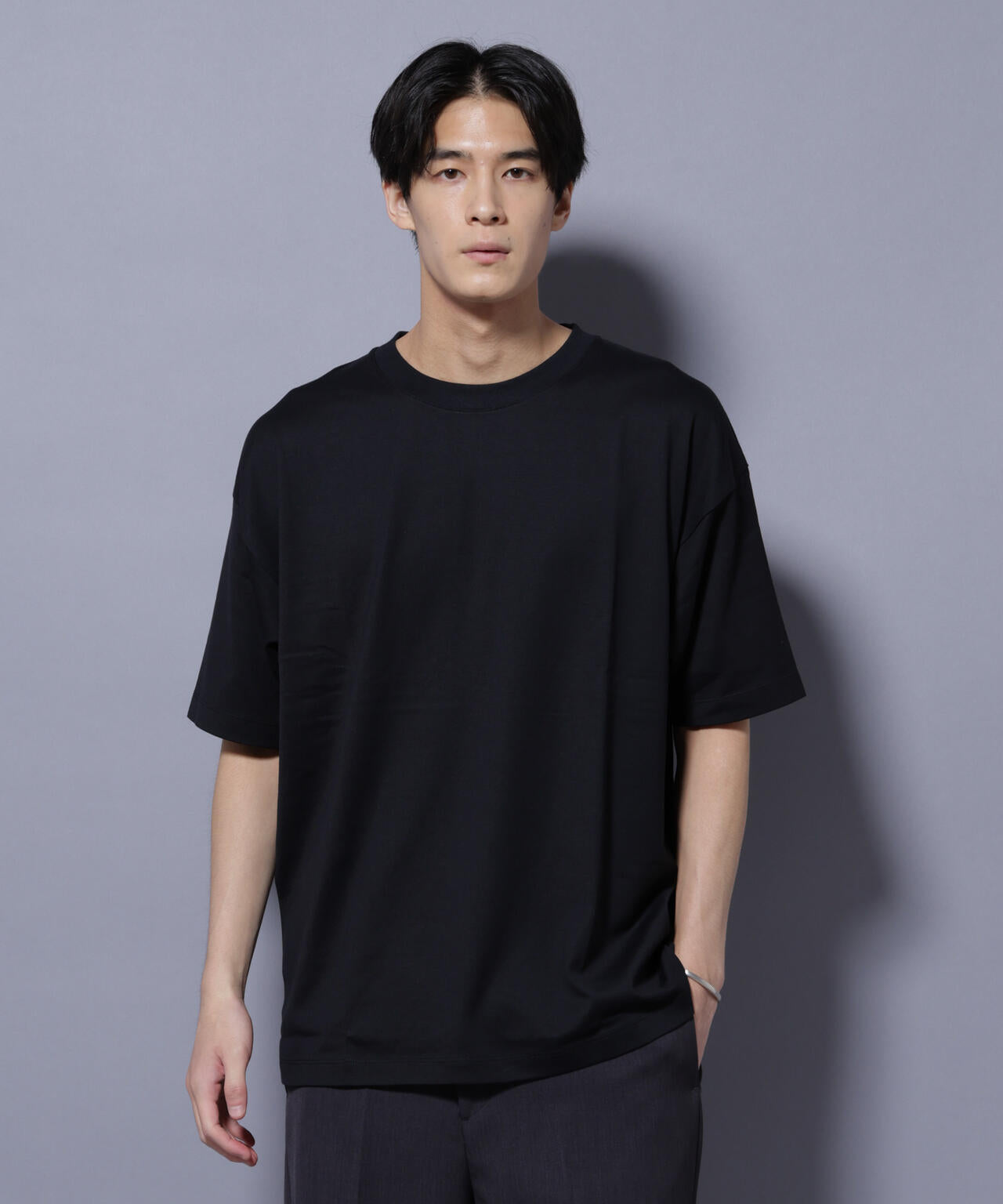 Anti Soaked(R) 汗染み防止 クルーネック ビッグシルエットTシャツ 6685124203