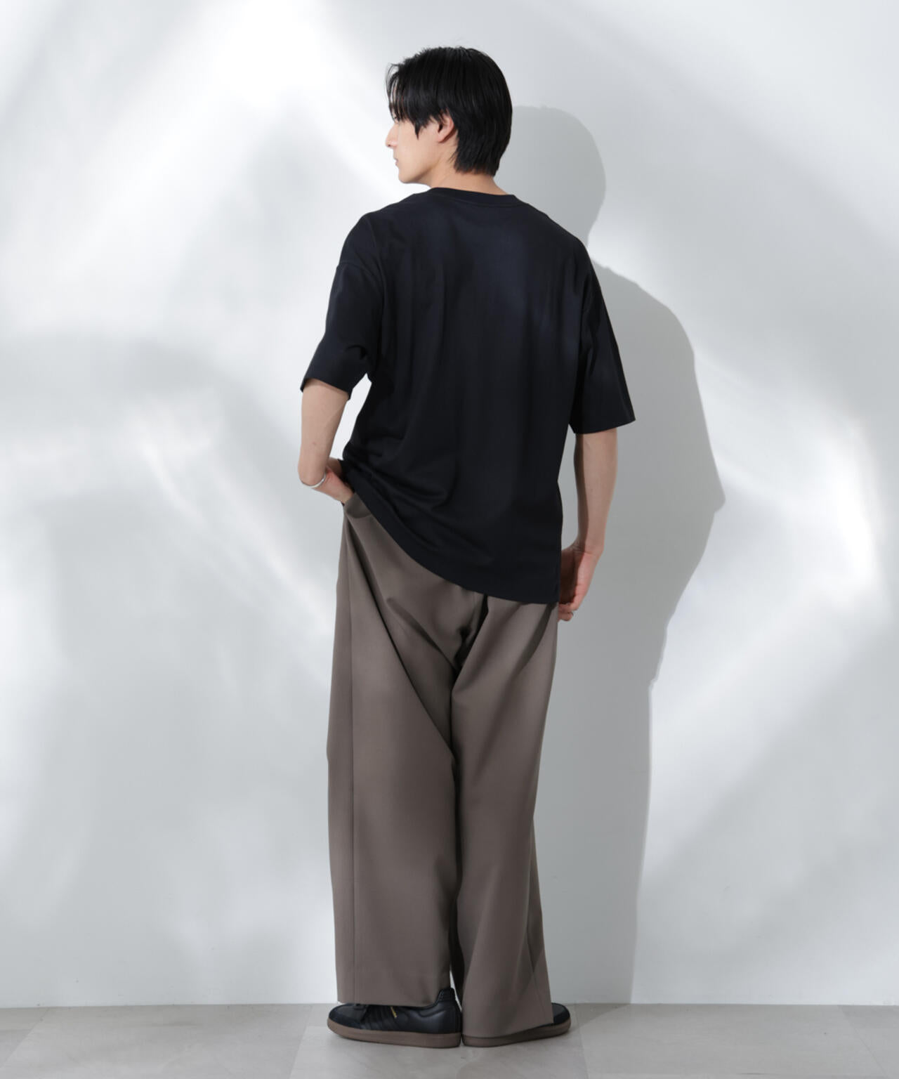 Anti Soaked(R) 汗染み防止 クルーネック ビッグシルエットTシャツ 6685124203