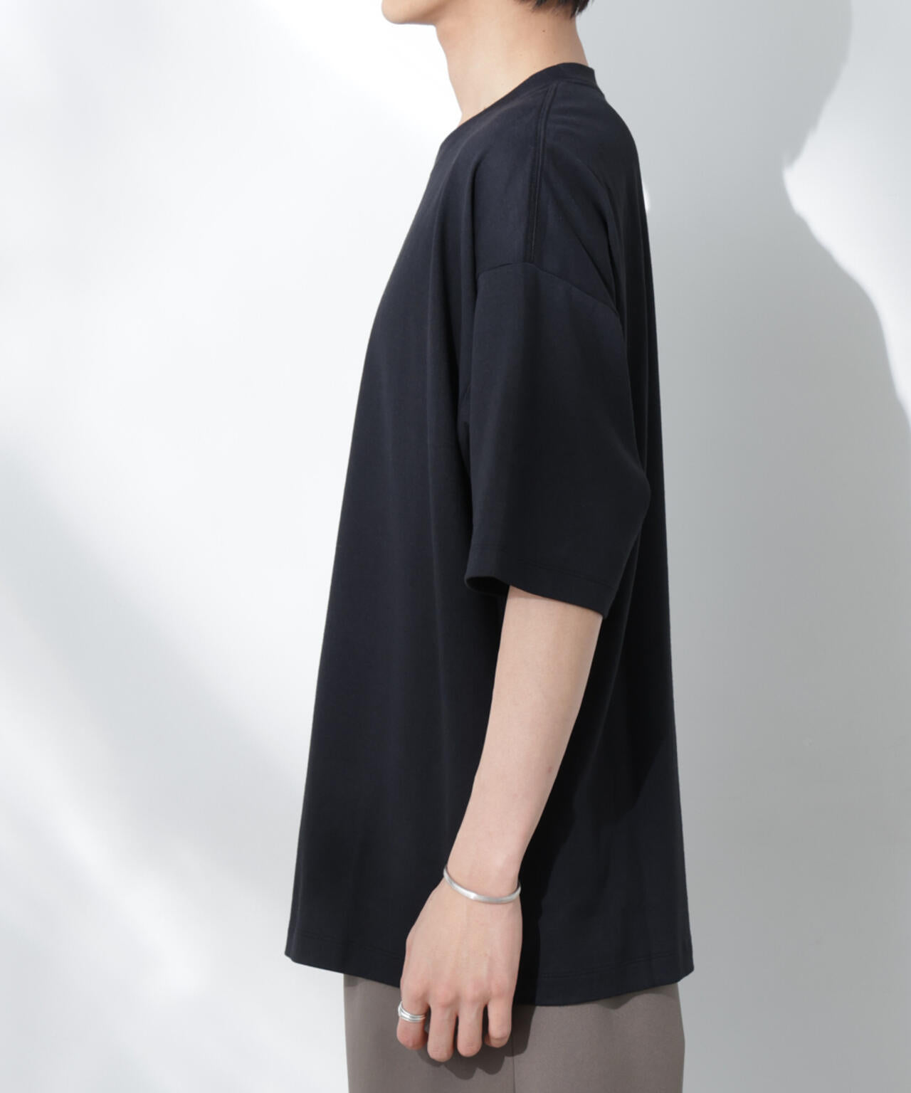 Anti Soaked(R) 汗染み防止 クルーネック ビッグシルエットTシャツ 6685124203