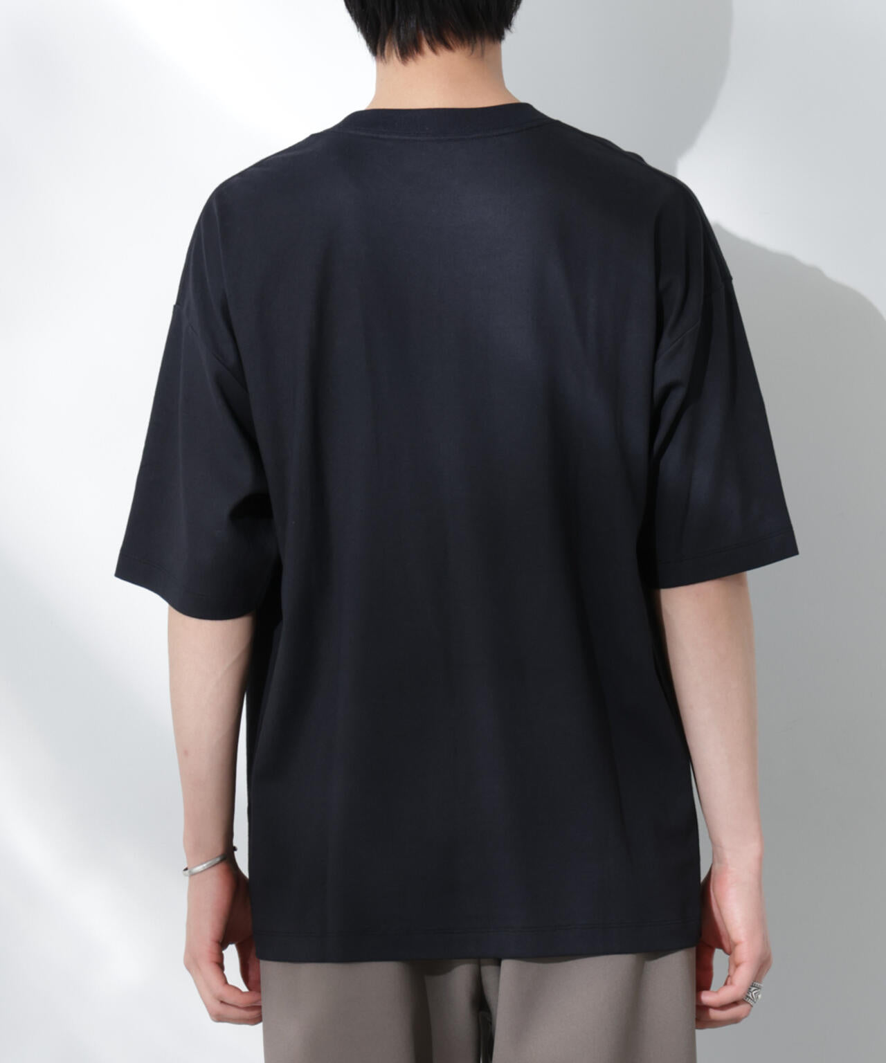 Anti Soaked(R) 汗染み防止 クルーネック ビッグシルエットTシャツ 6685124203