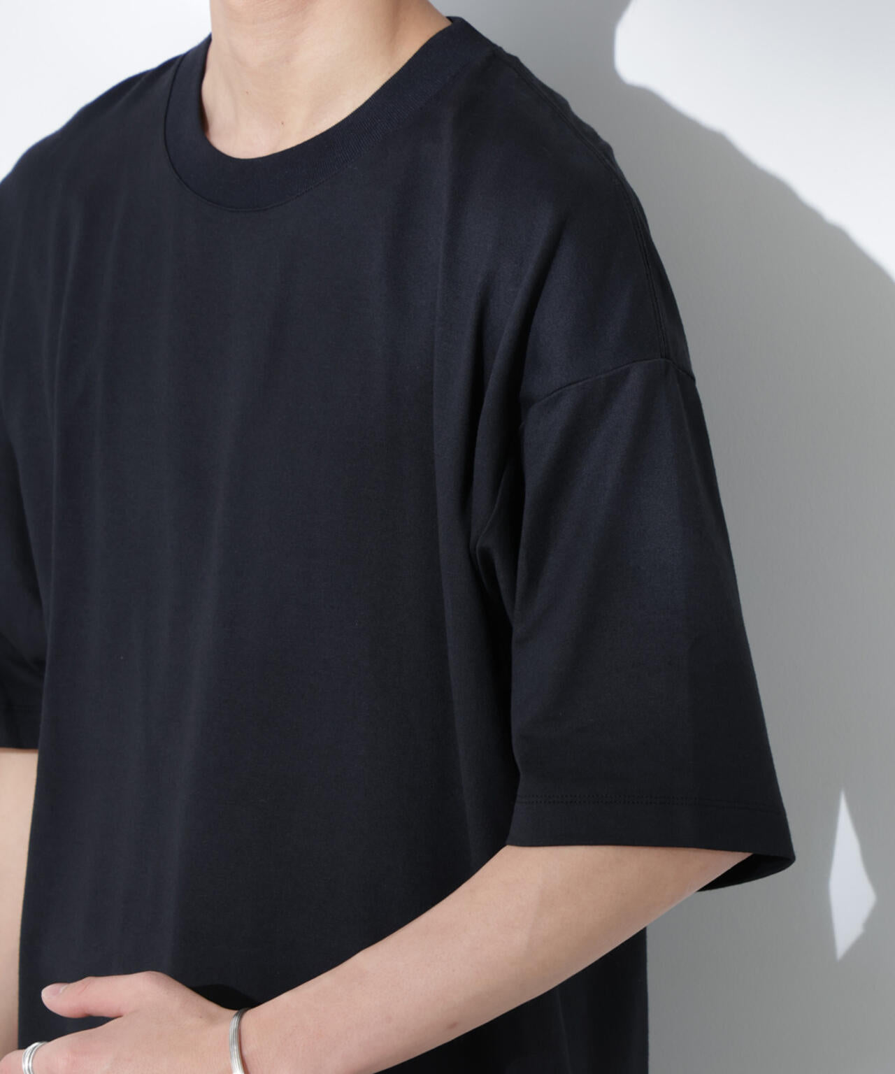 Anti Soaked(R) 汗染み防止 クルーネック ビッグシルエットTシャツ 6685124203