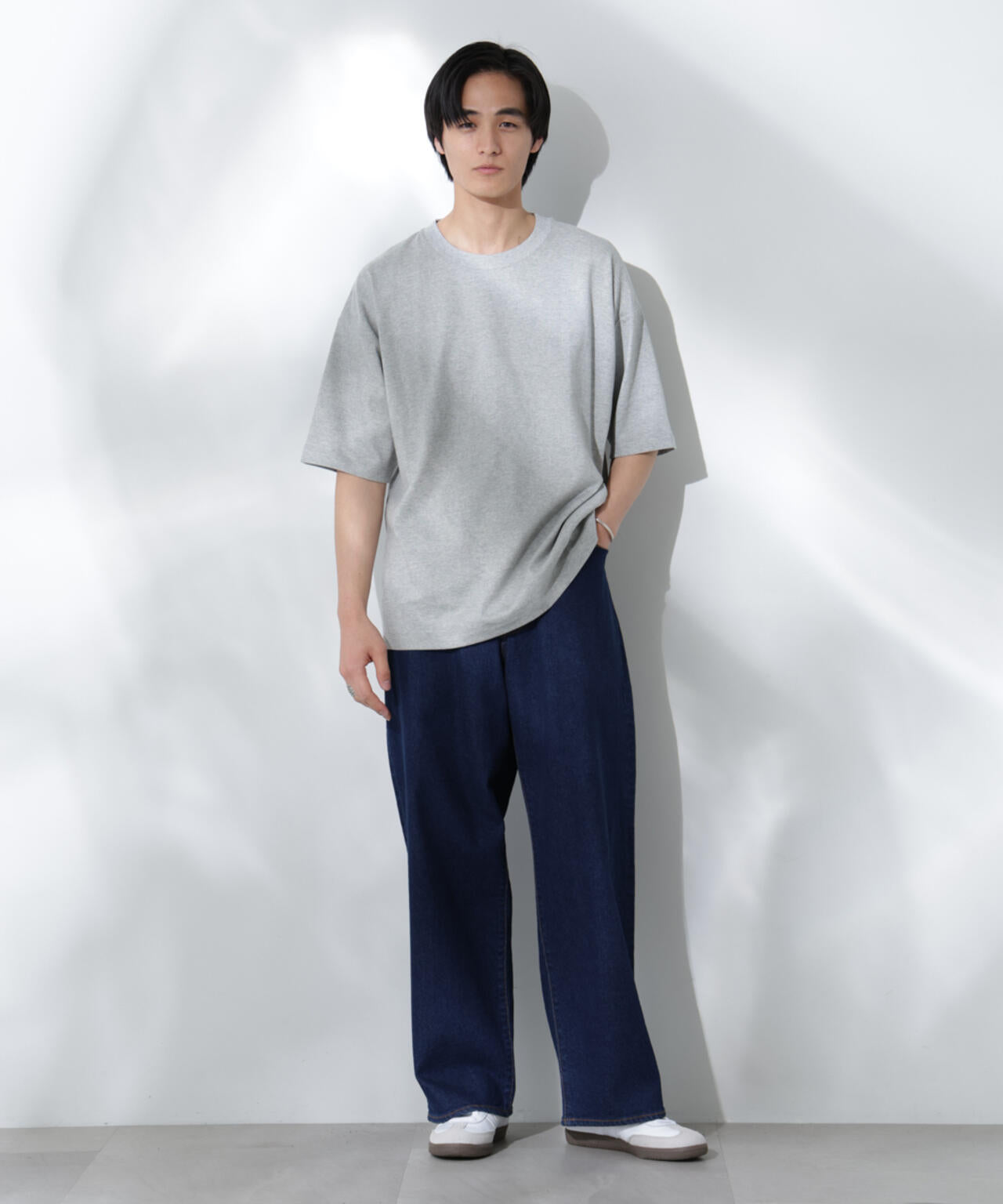 Anti Soaked(R) 汗染み防止 クルーネック ビッグシルエットTシャツ 6685124203