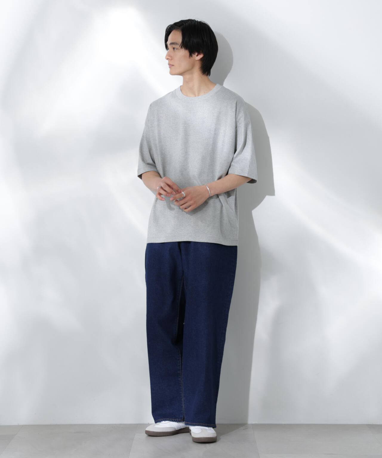 Anti Soaked(R) 汗染み防止 クルーネック ビッグシルエットTシャツ 6685124203