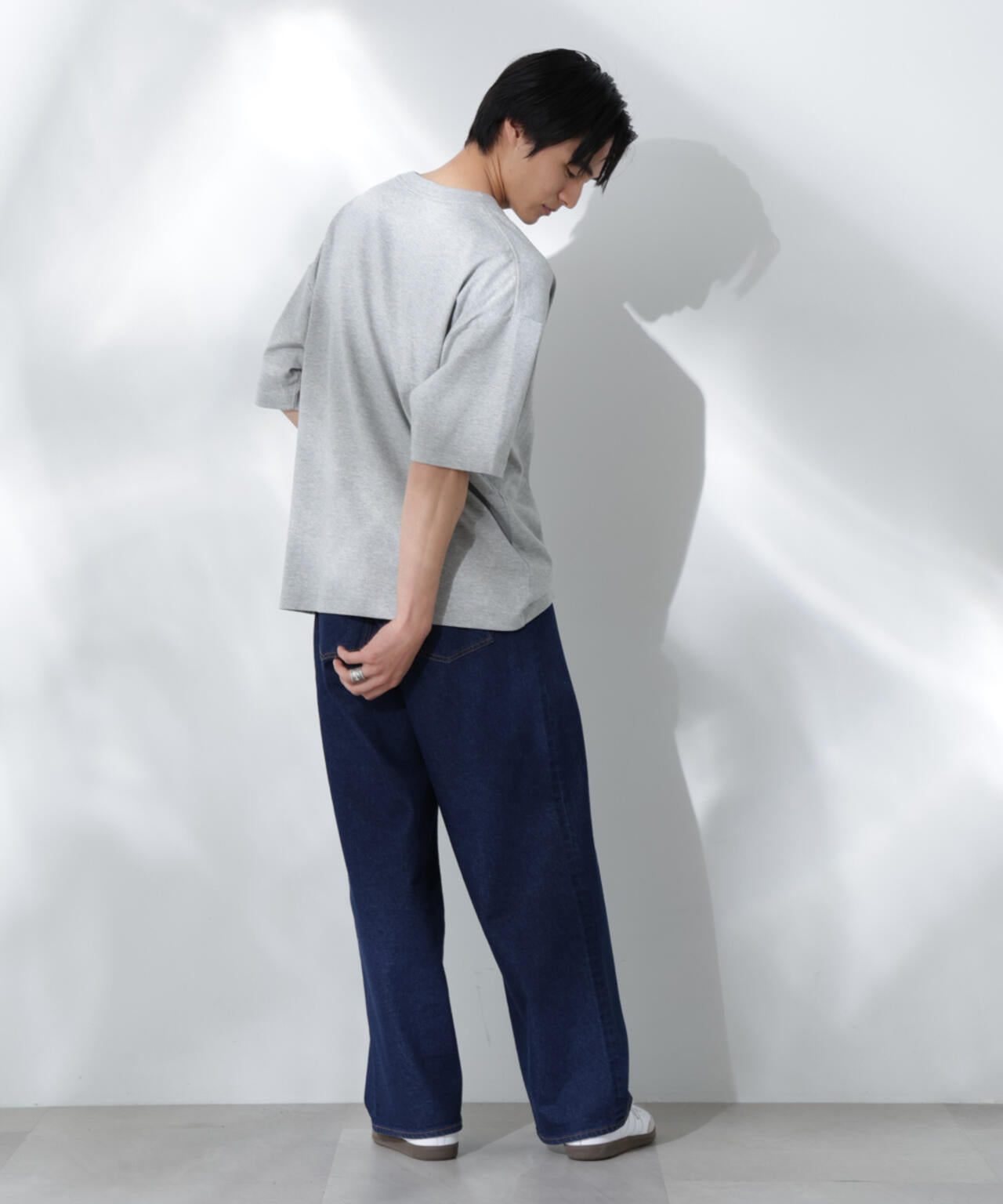 Anti Soaked(R) 汗染み防止 クルーネック ビッグシルエットTシャツ 6685124203