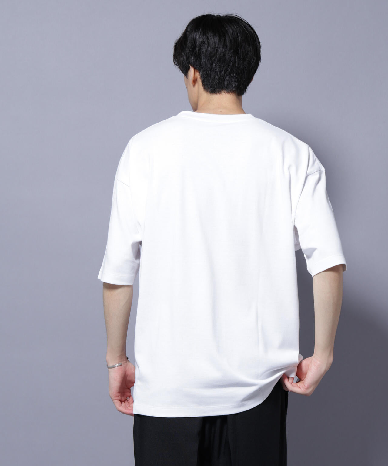 Anti Soaked(R) 汗染み防止 クルーネック ビッグシルエットTシャツ 6685124203