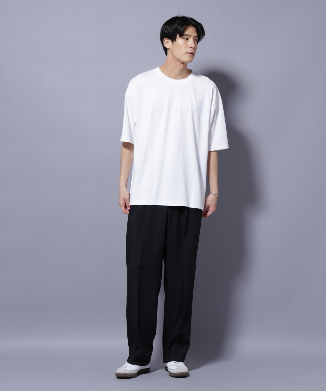Anti Soaked(R) 汗染み防止 クルーネック ビッグシルエットTシャツ 6685124203