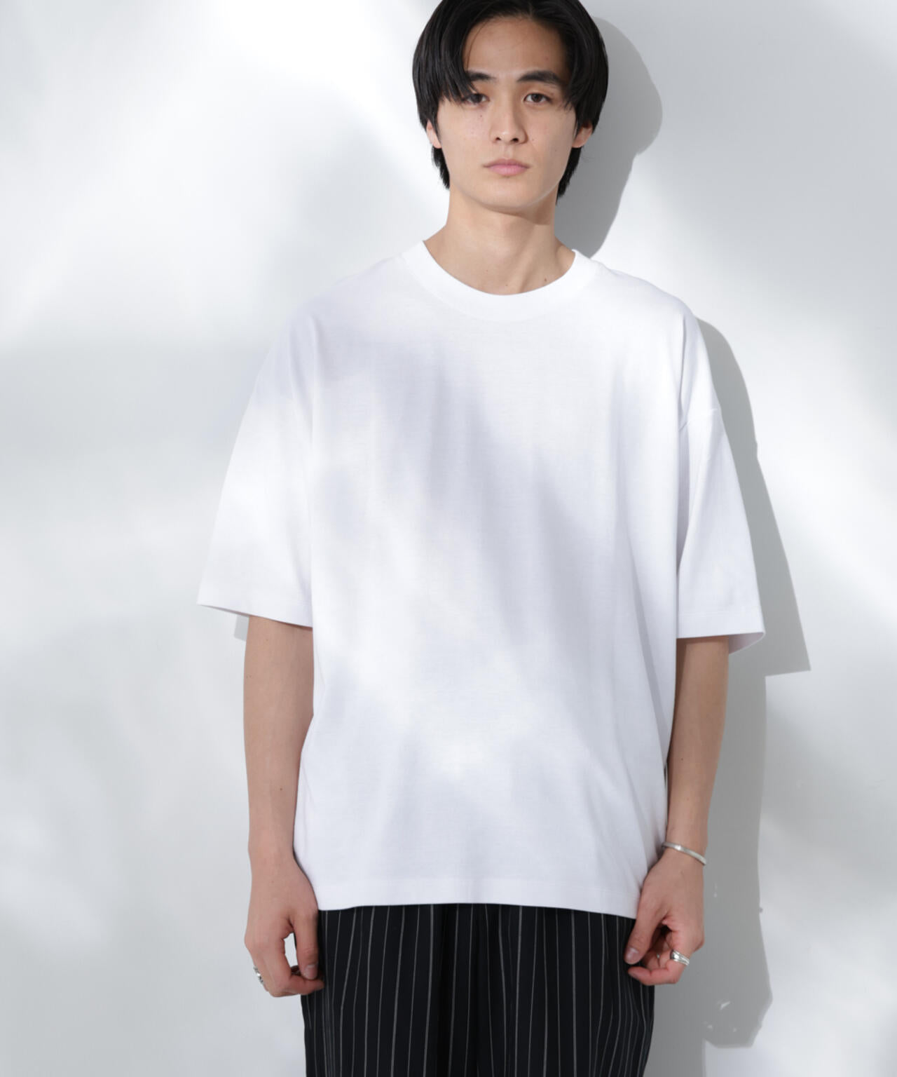 Anti Soaked(R) 汗染み防止 クルーネック ビッグシルエットTシャツ 6685124203