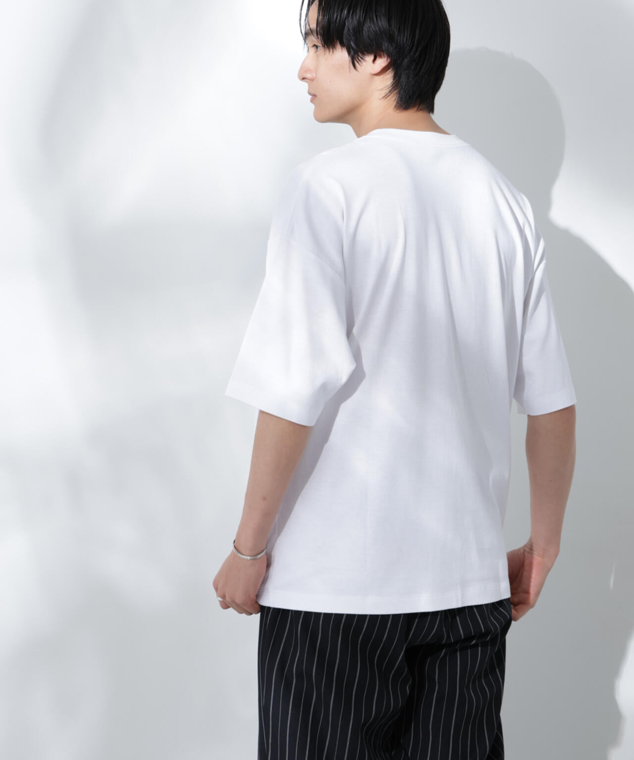Anti Soaked(R) 汗染み防止 クルーネック ビッグシルエットTシャツ 6685124203