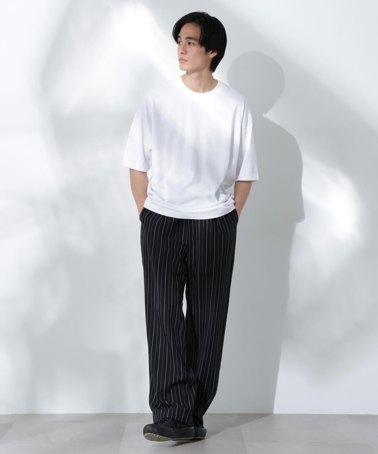 Anti Soaked(R) 汗染み防止 クルーネック ビッグシルエットTシャツ 6685124203