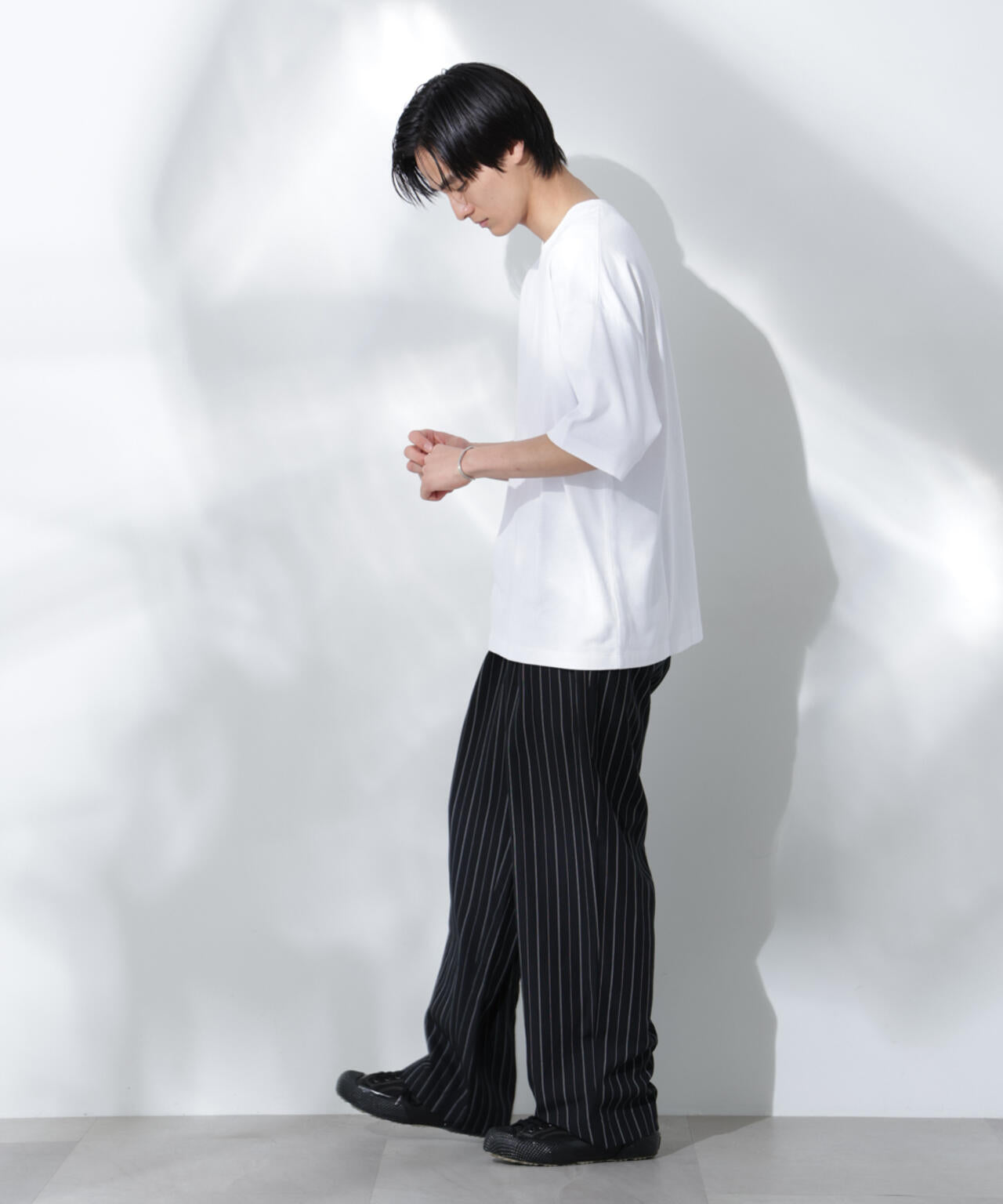 Anti Soaked(R) 汗染み防止 クルーネック ビッグシルエットTシャツ 6685124203