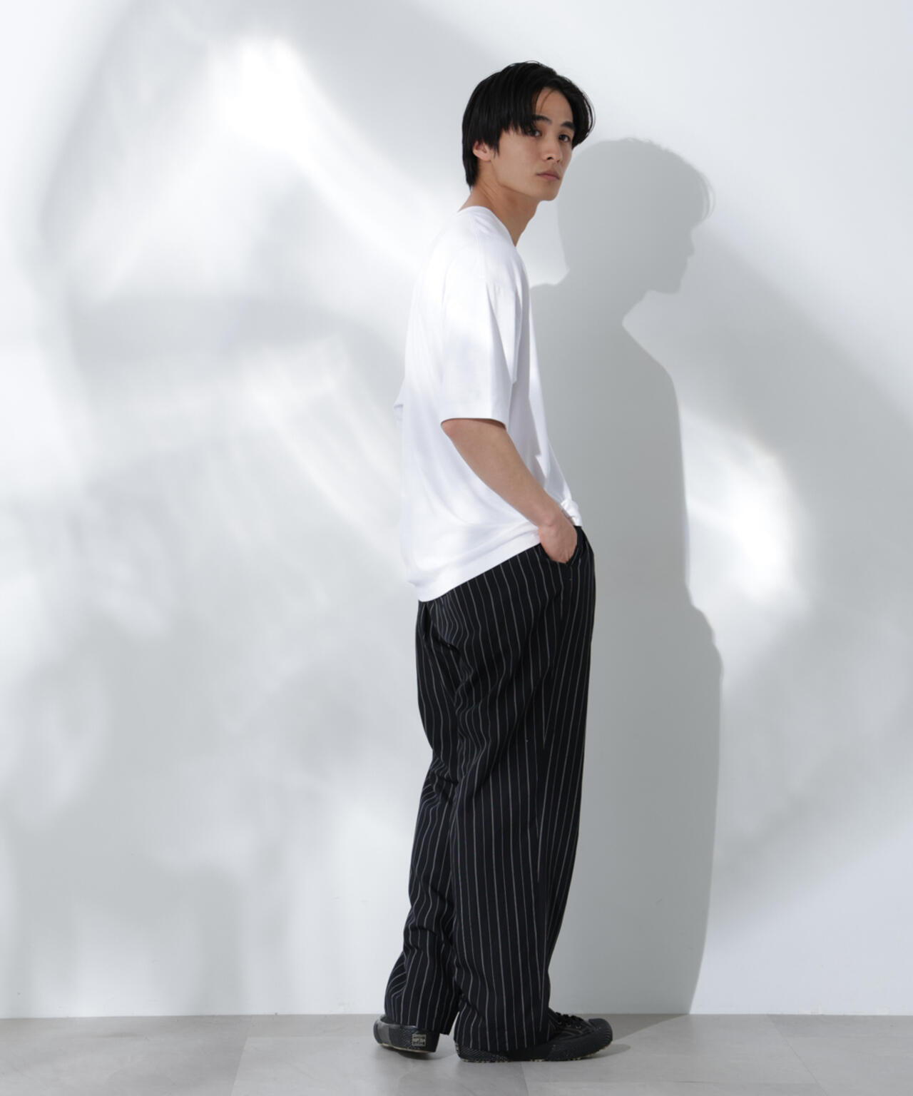 Anti Soaked(R) 汗染み防止 クルーネック ビッグシルエットTシャツ 6685124203