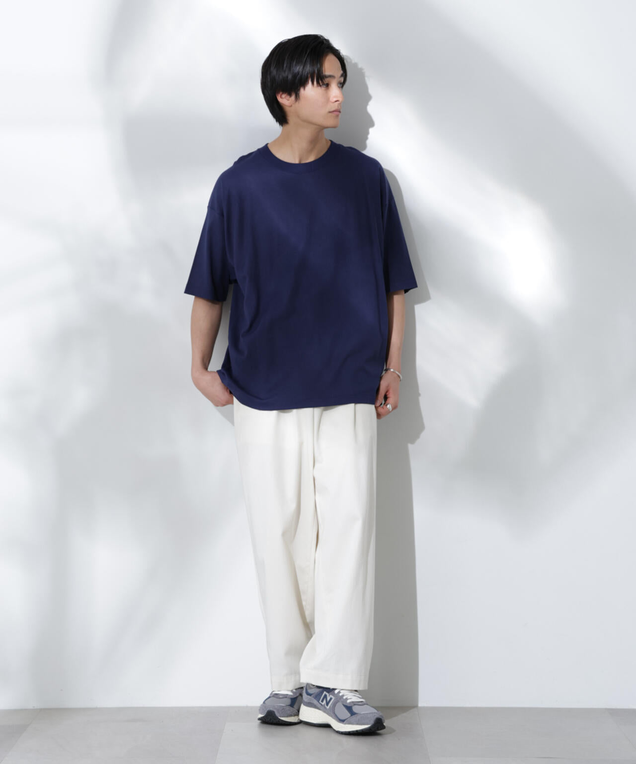Anti Soaked(R) 汗染み防止 クルーネック ビッグシルエットTシャツ 6685124203