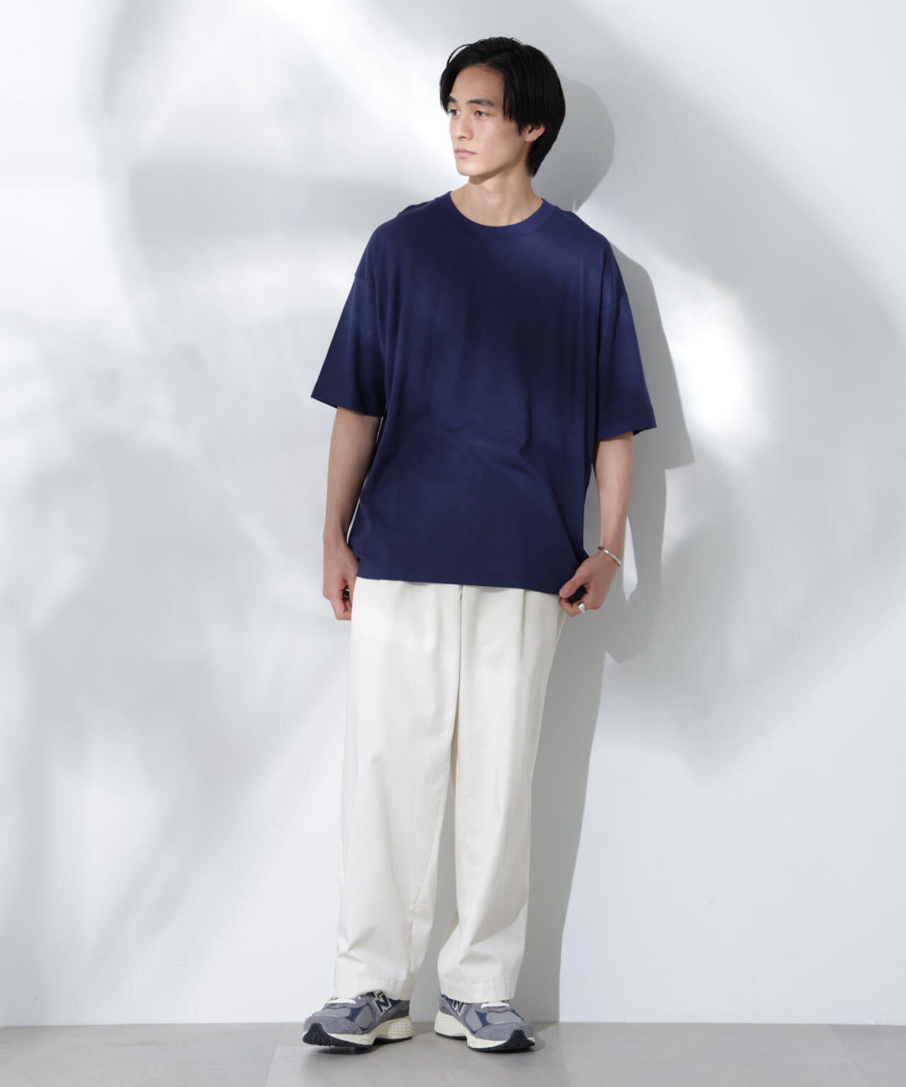 Anti Soaked(R) 汗染み防止 クルーネック ビッグシルエットTシャツ 6685124203