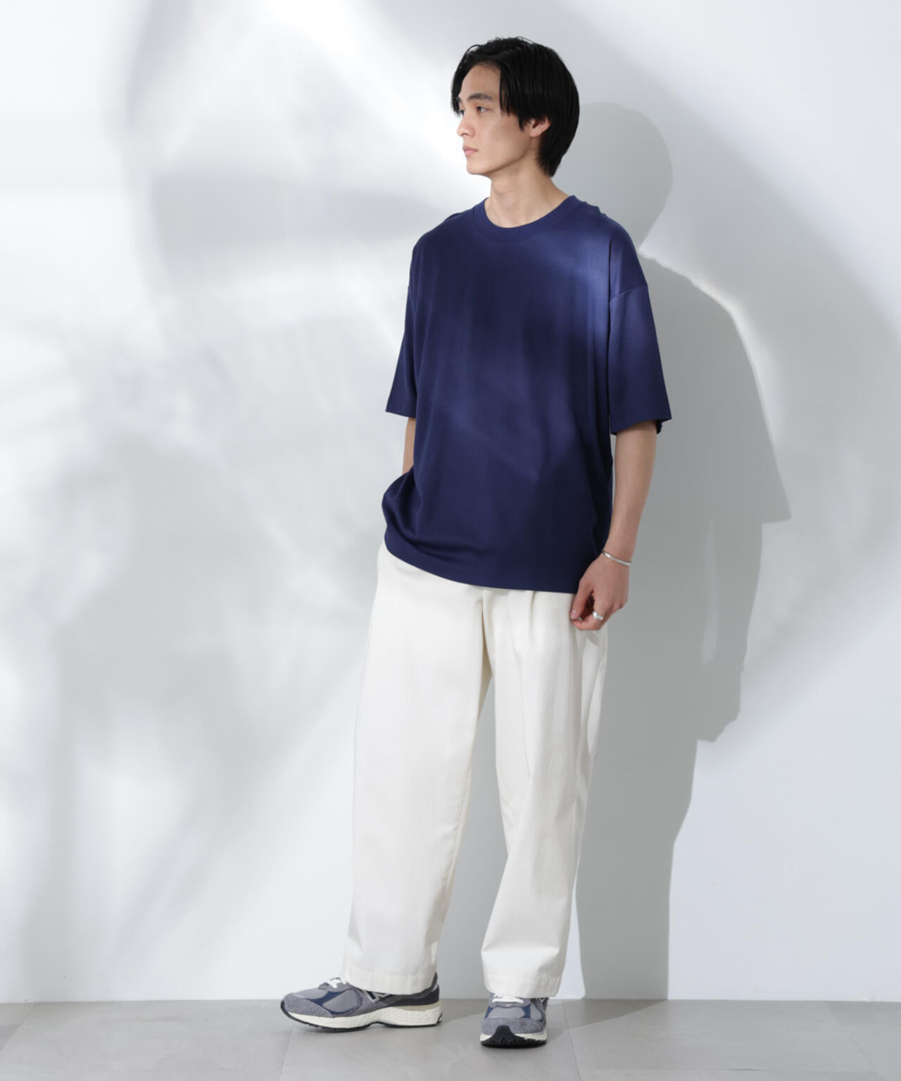 Anti Soaked(R) 汗染み防止 クルーネック ビッグシルエットTシャツ 6685124203