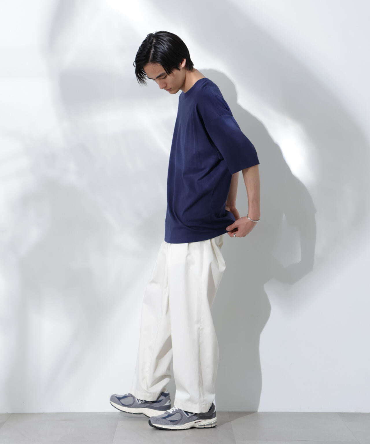 Anti Soaked(R) 汗染み防止 クルーネック ビッグシルエットTシャツ 6685124203