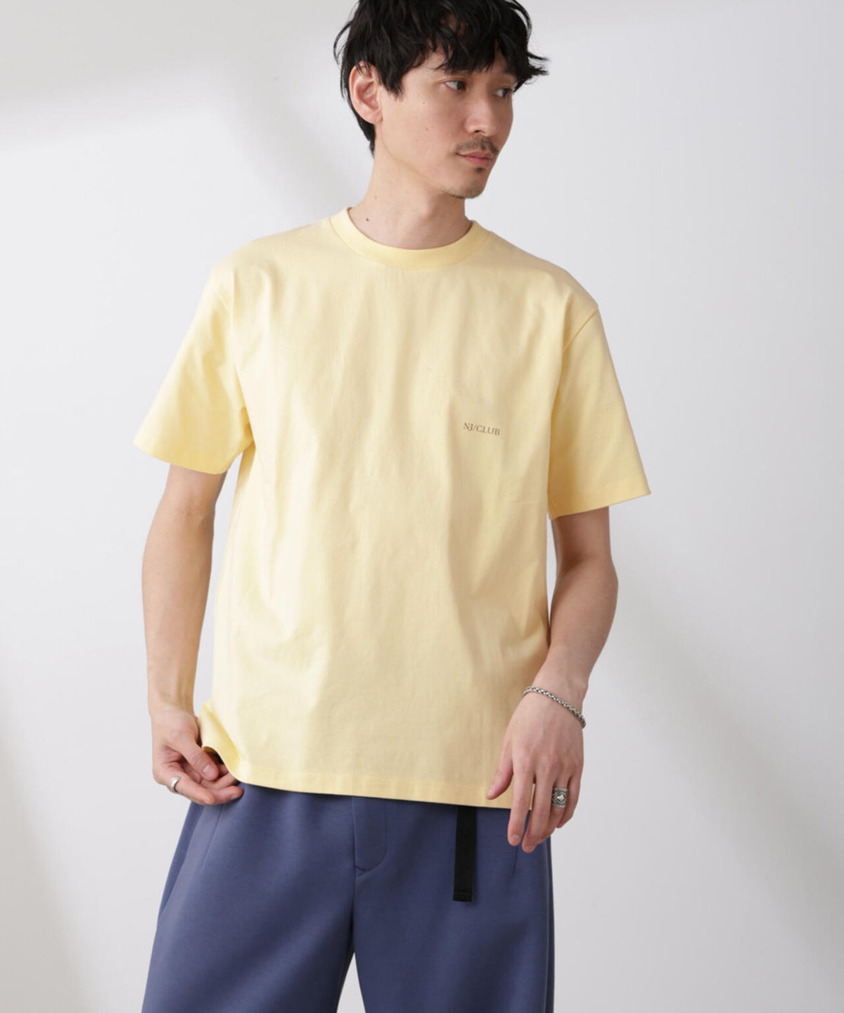 「NJ/CLUB」 ISLANDCLUBプリント Tシャツ 6685124224