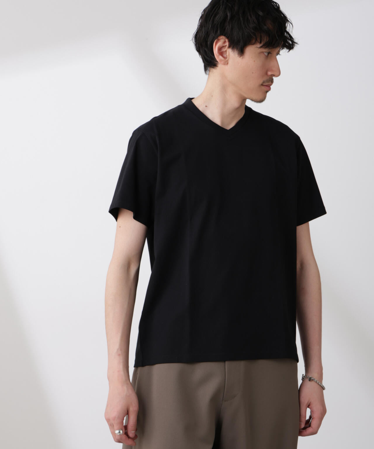 WEB限定/ジャケT(R) Vネック 半袖 6685124229