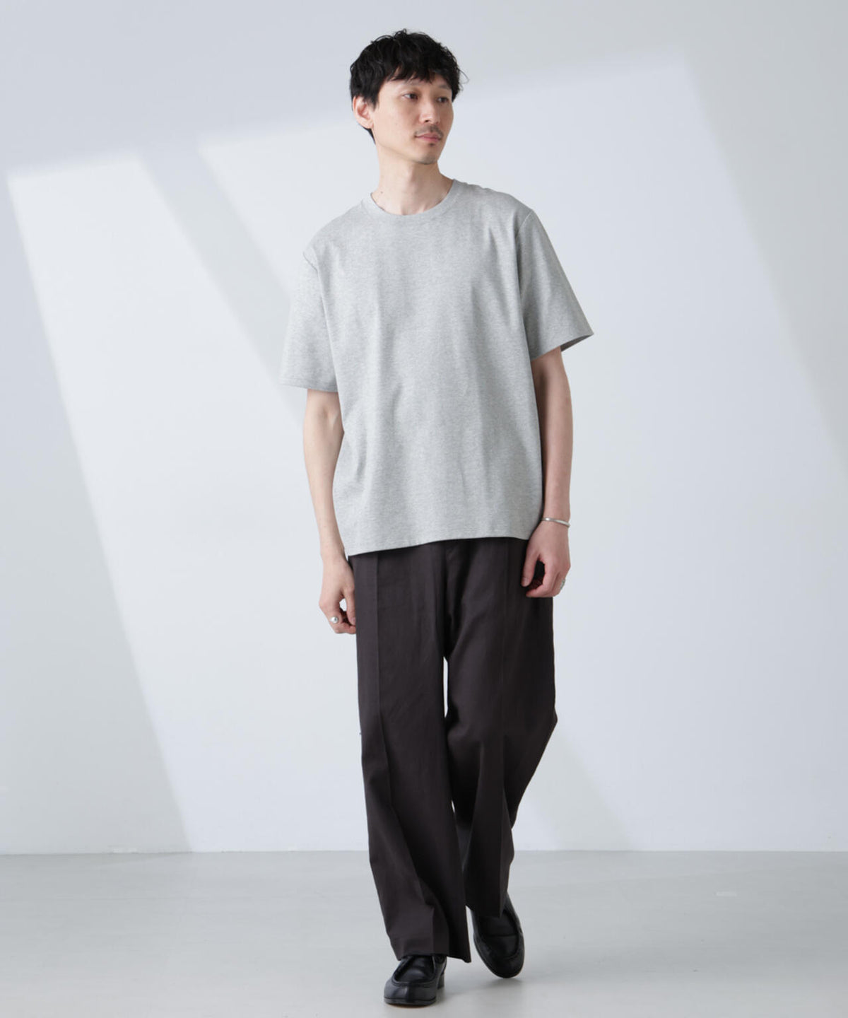 WEB限定/Anti Soaked(R) 汗染み防止 クルーネックレギュラーシルエットTシャツ 6685124232