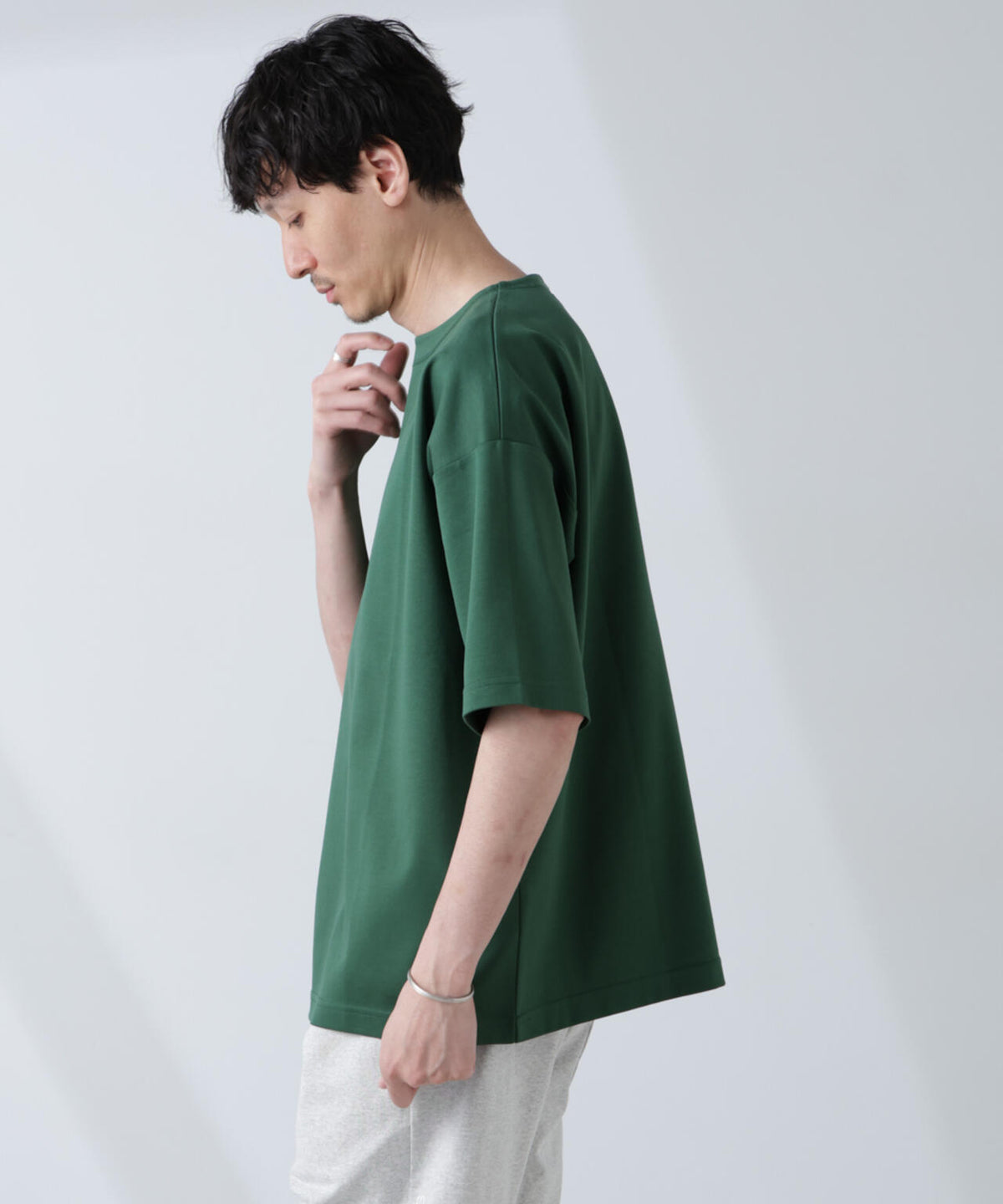 「NJ/CLUB」モクロディ ボートネック ビッグTシャツ 6685124234