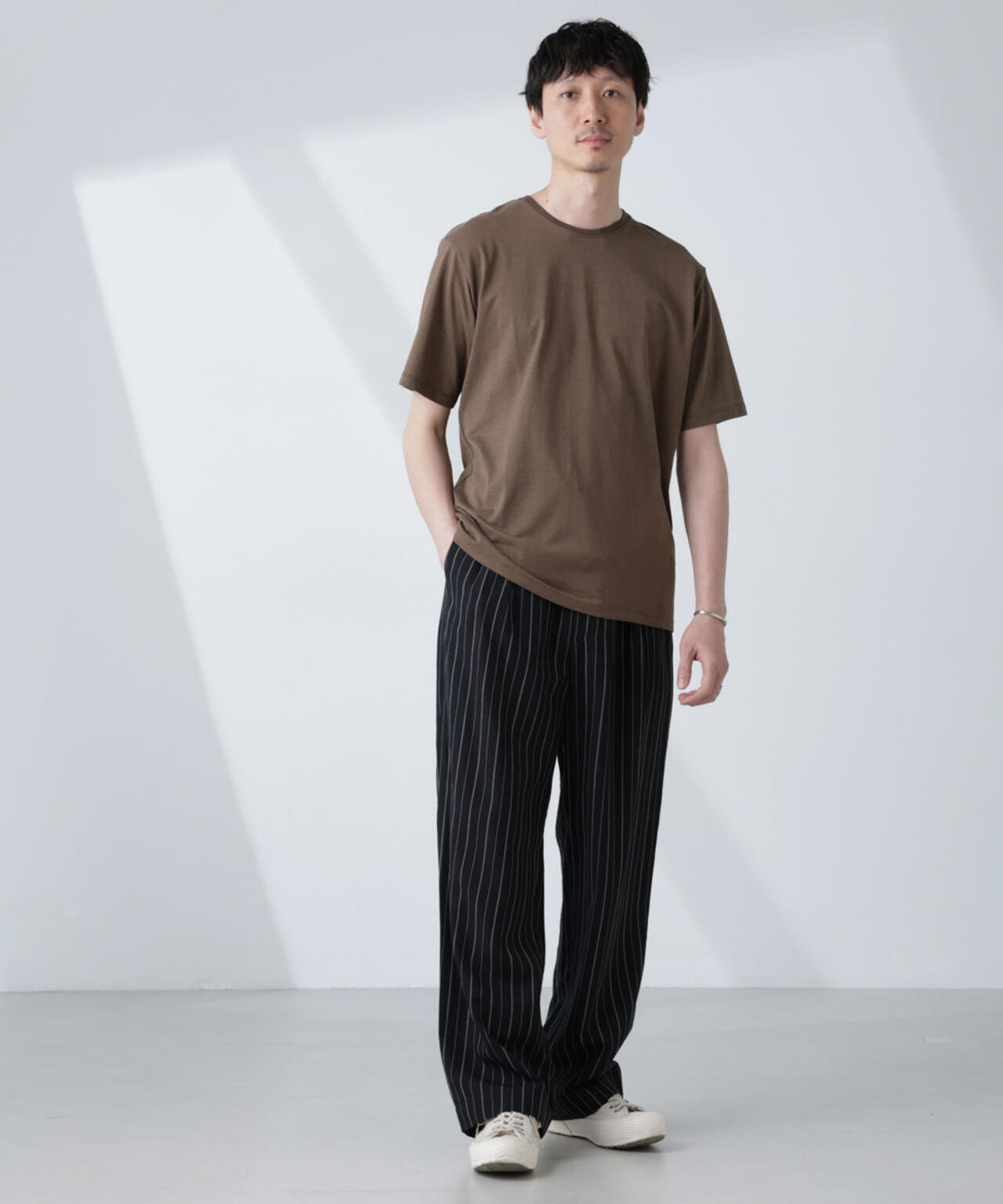 ソラーロライトストレッチクルーネックTシャツ(セットアップ可) 6685124236