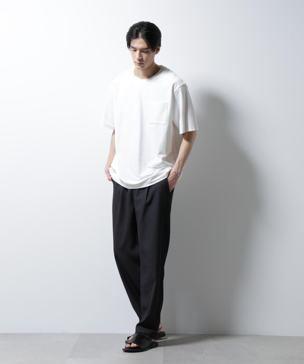 「MC」coveross(R)ツイル調 冷感プレーティング天竺 ポケットTシャツ 6685124238