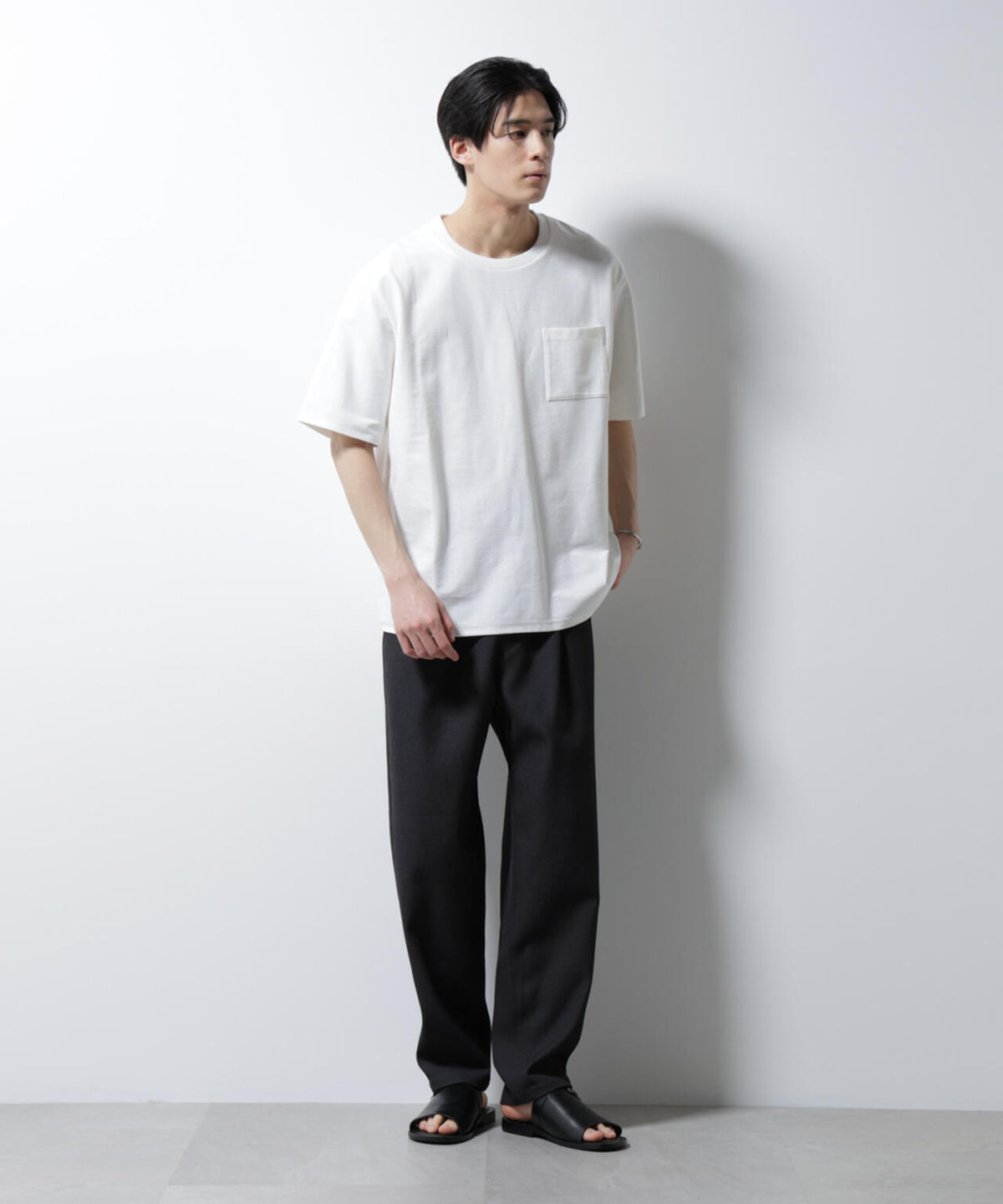 「MC」coveross(R)ツイル調 冷感プレーティング天竺 ポケットTシャツ 6685124238