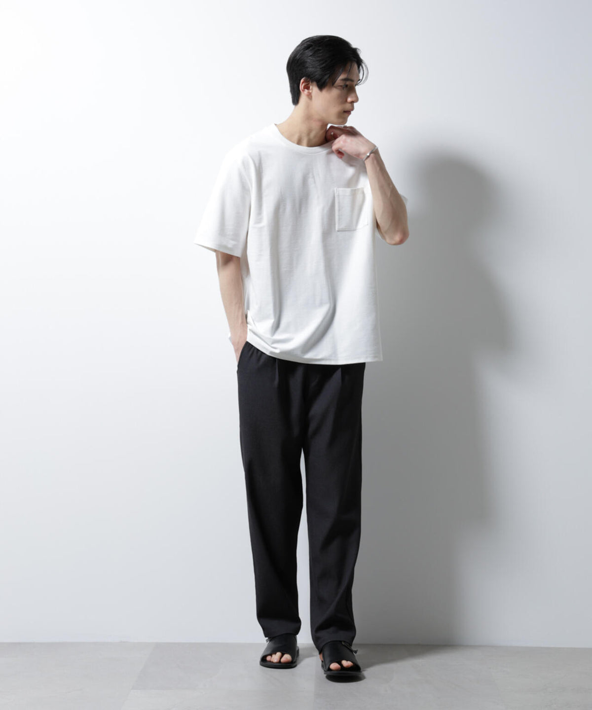 「MC」coveross(R)ツイル調 冷感プレーティング天竺 ポケットTシャツ 6685124238