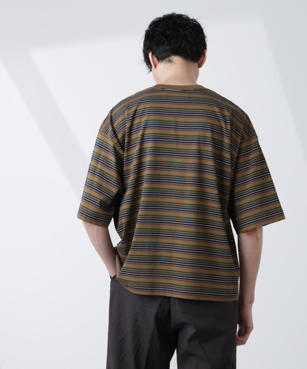 マイクロランダムボーダーTシャツ 6685124248