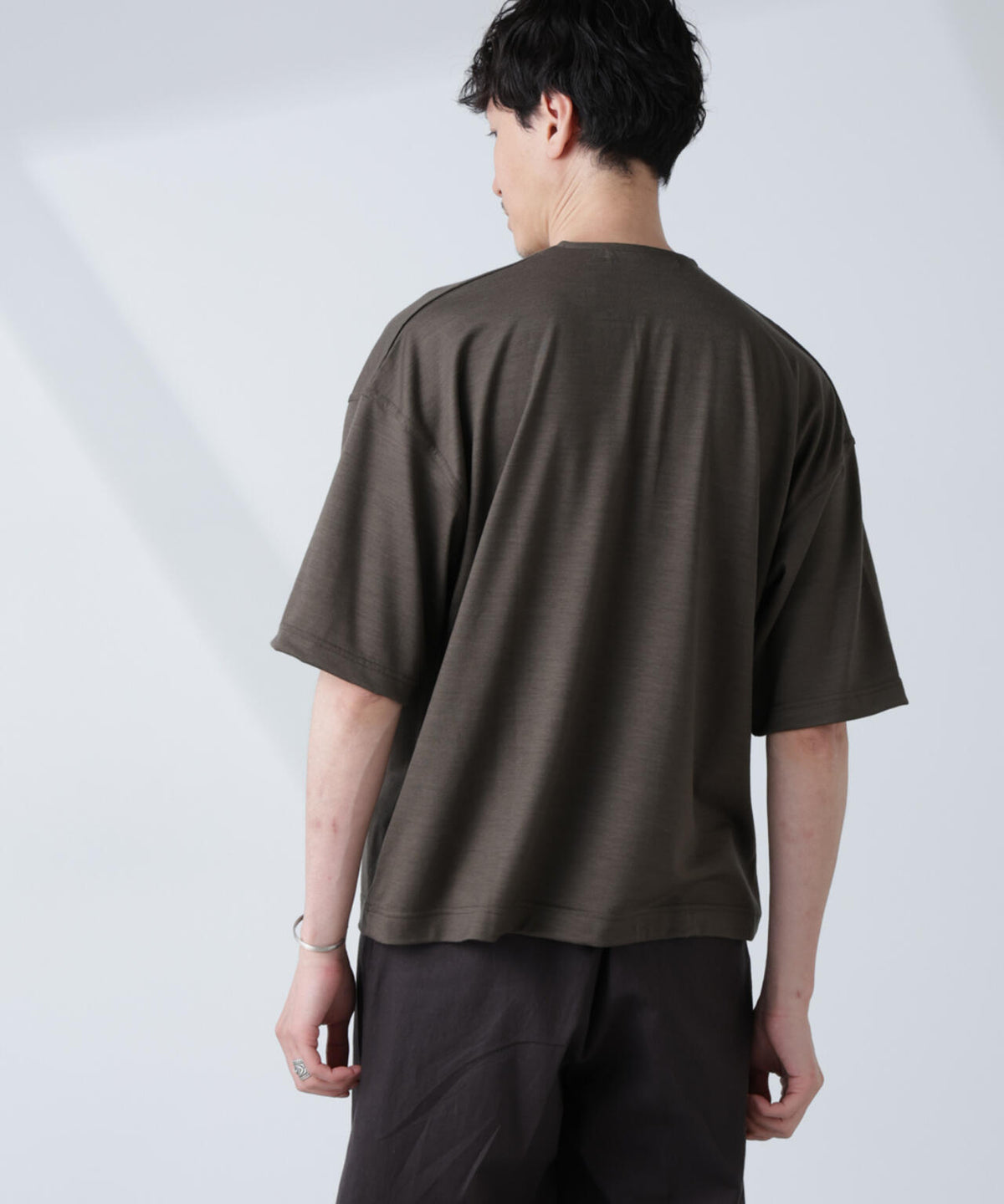 「ALL-DAYS COMFORT 100% WOOL」 ヘンリーネックTEE 6685124257