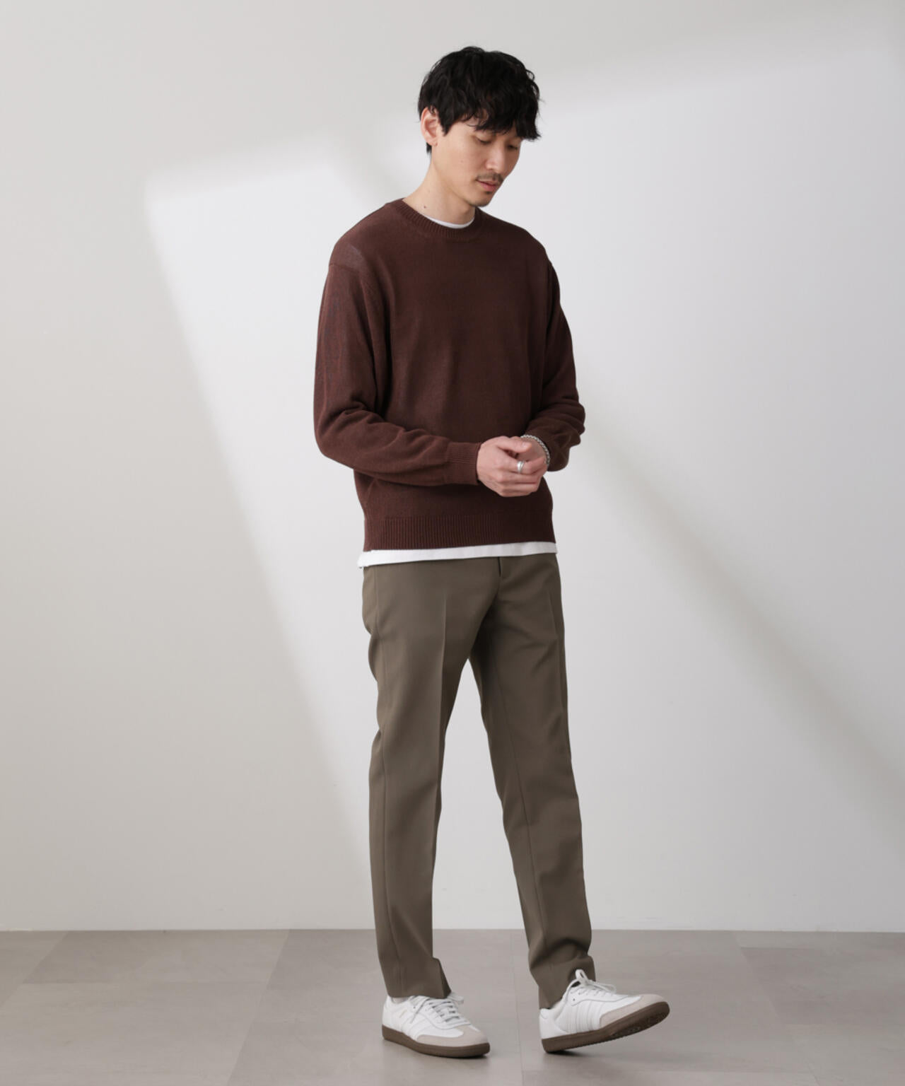 「SOIGNE」ECOPET(R)×AERO ツイルストレッチスラックス 6685127206