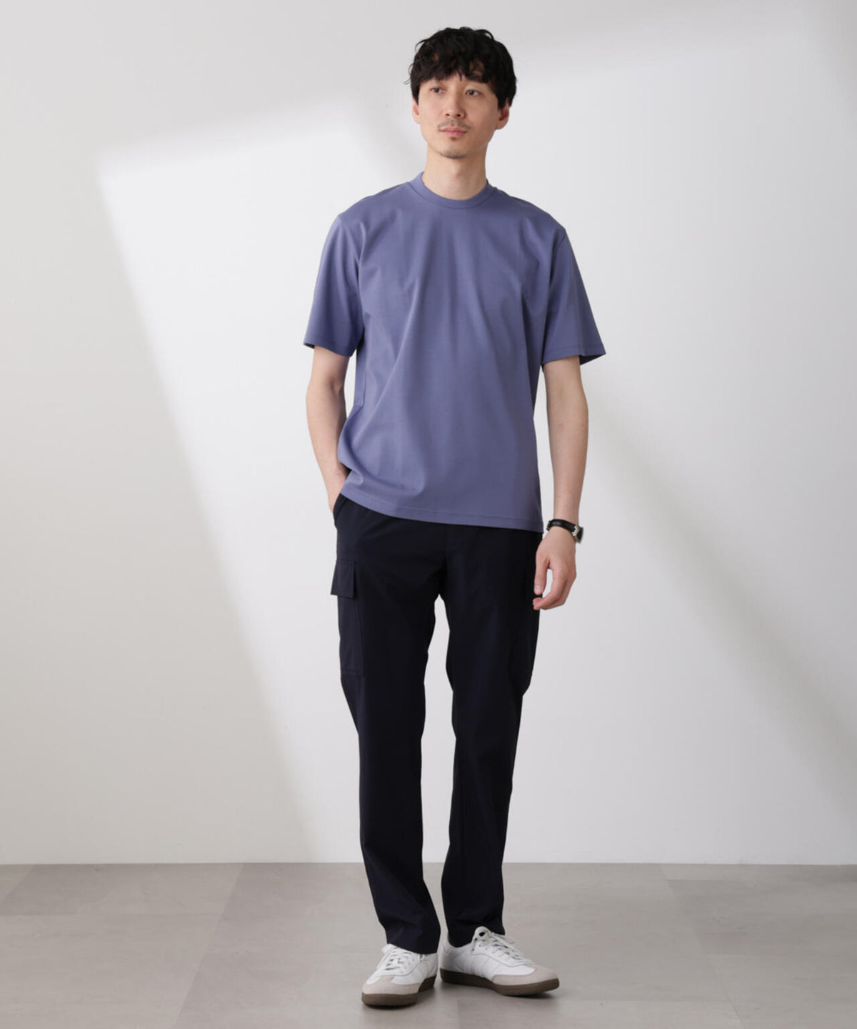 「N trousers」スリムストレッチ カーゴパンツ 6685127229